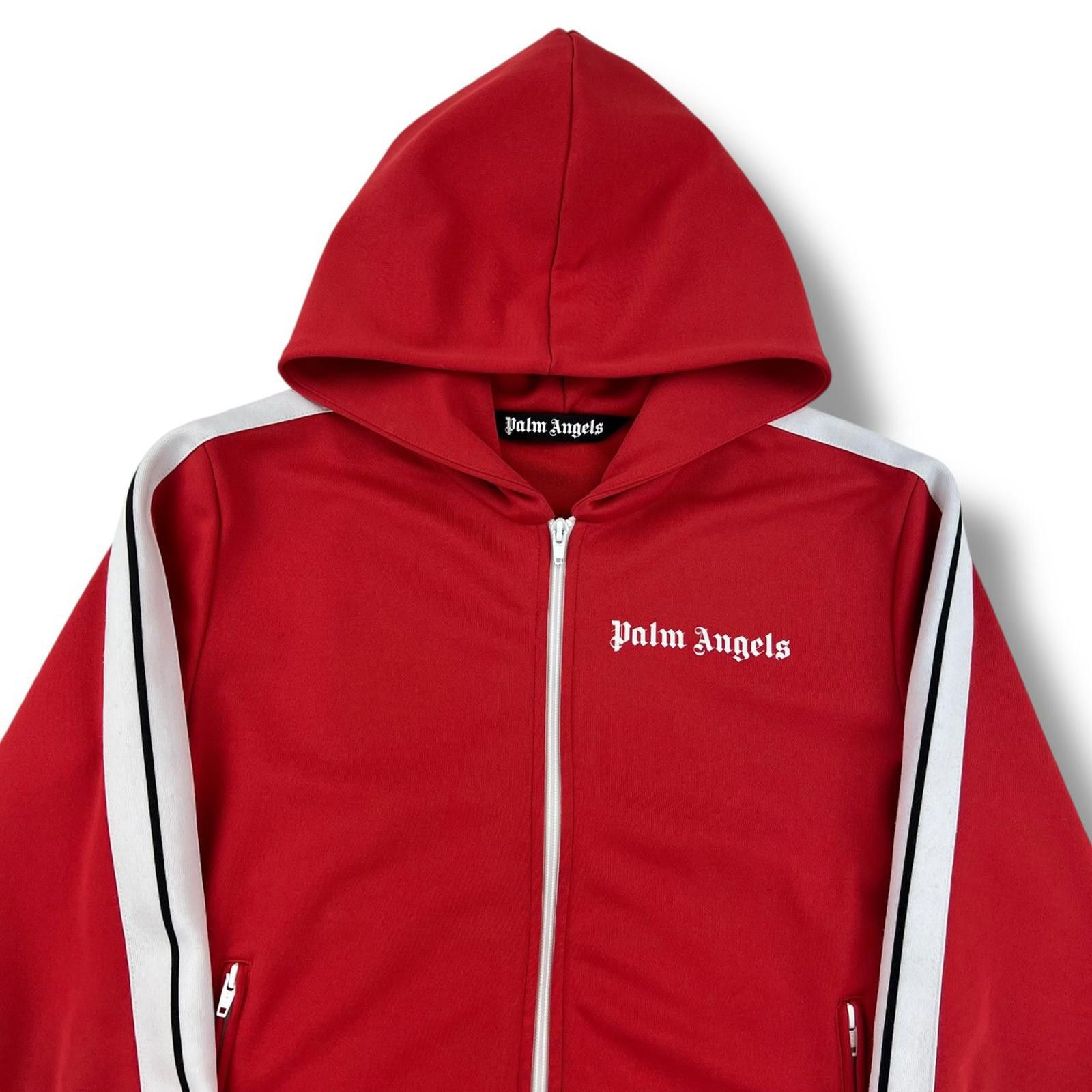 Palm Angels Palm Angels Red Track Hoodie Size US M / EU 48-50 / 2 - 1 Thumbnail