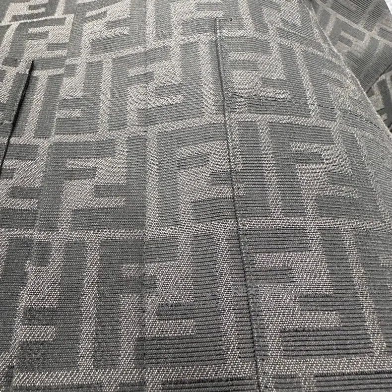 Fendi Fendi Printed Logo Silk Oxford Jacket Size US S / EU 44-46 / 1 - 5 Thumbnail