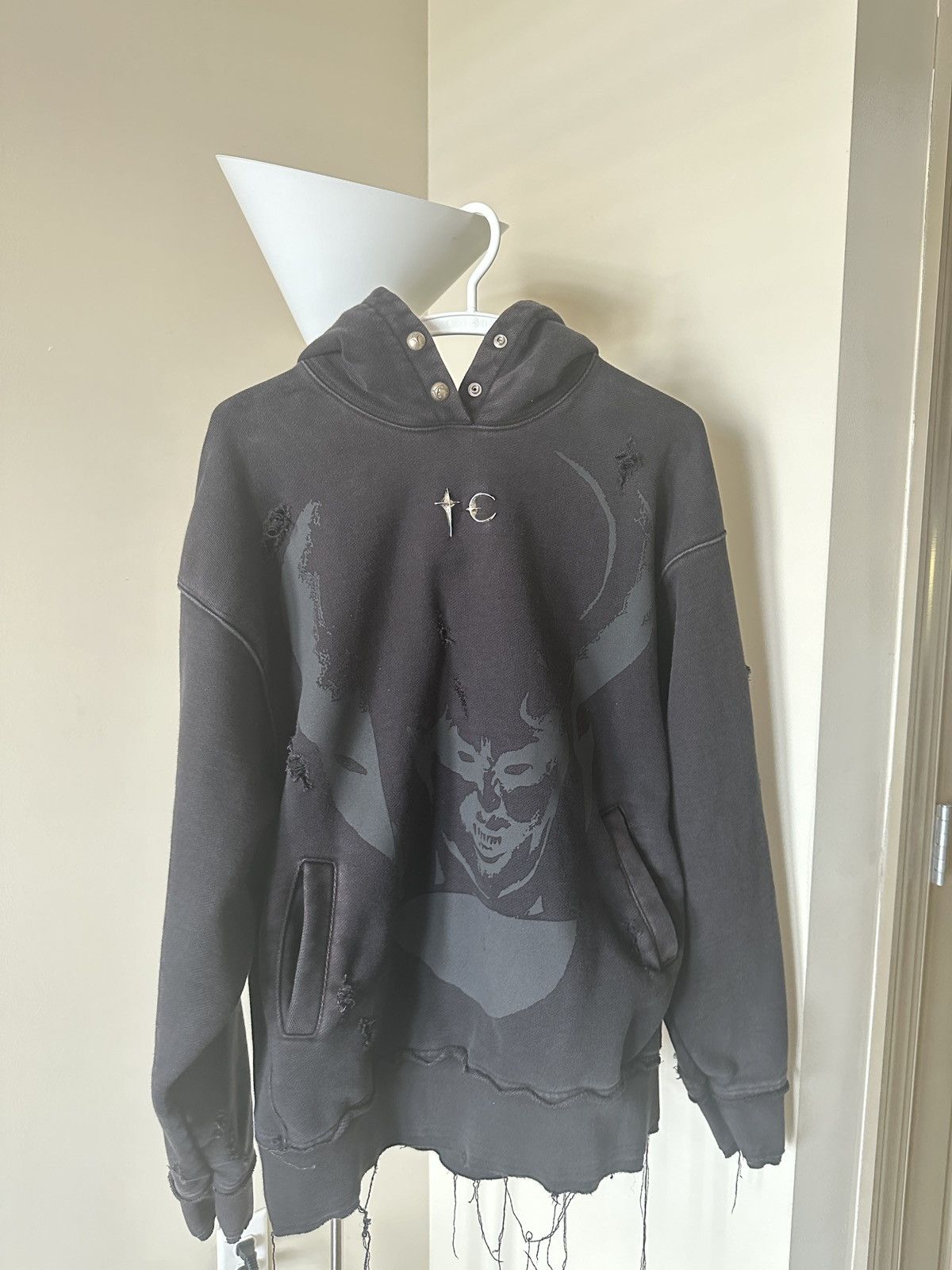 激レア】THUG CLUB Archive Satan Hooded Vest