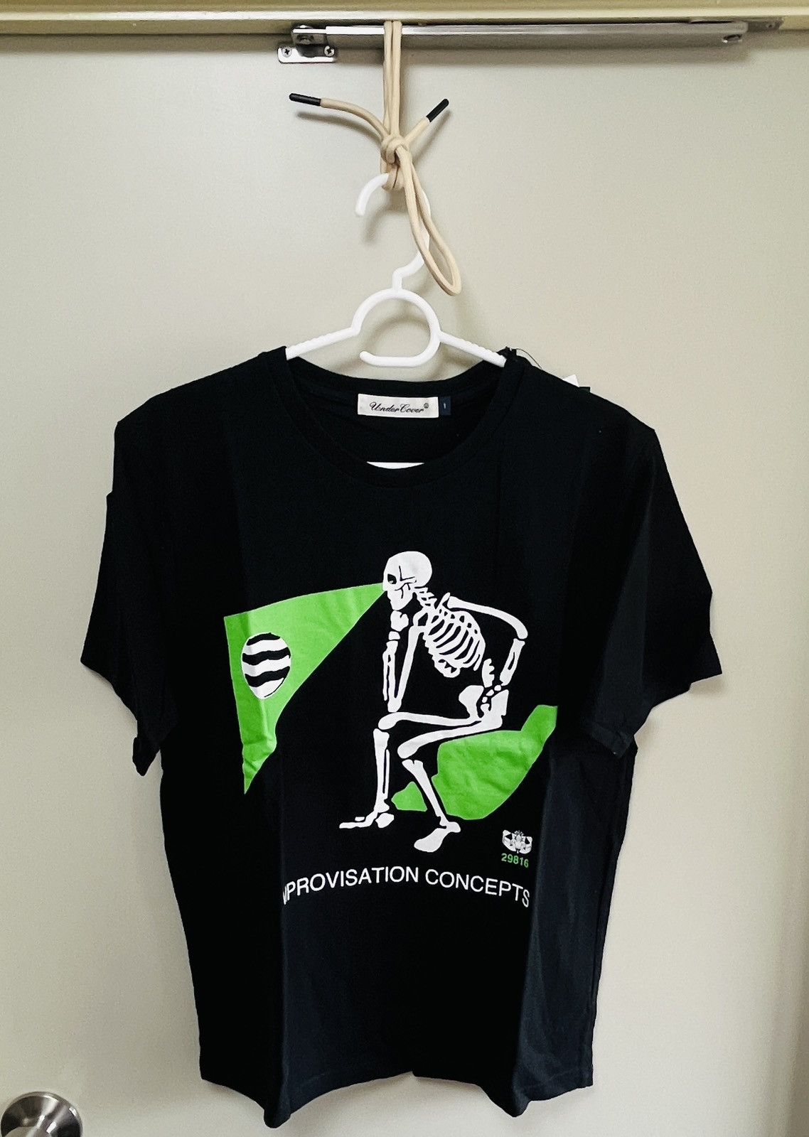 image of Undercover Improvisation Concepts Tee Ss17 Shipped From Japan in Black, Men's (Size Small)