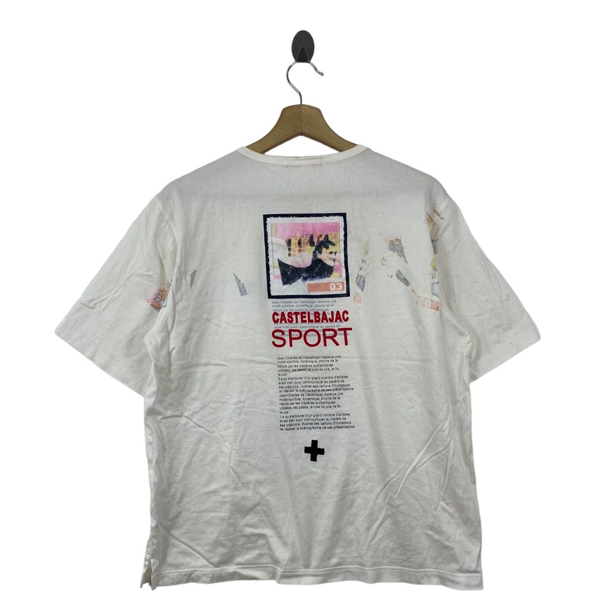 Other CASTELBAJAC SPORT Italian Brand Pop Art Print Oversize White Size US M / EU 48-50 / 2 - 1 Thumbnail