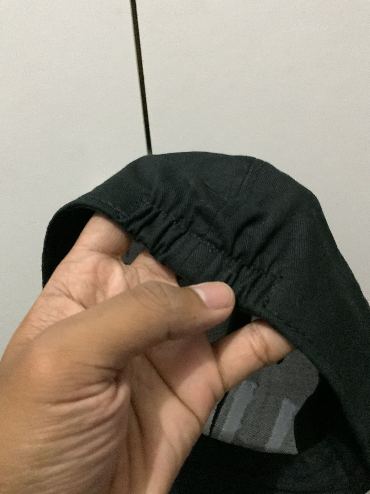 Japanese Brand Like Big Spell Out Black Fitted Hat Size ONE SIZE - 10 Thumbnail