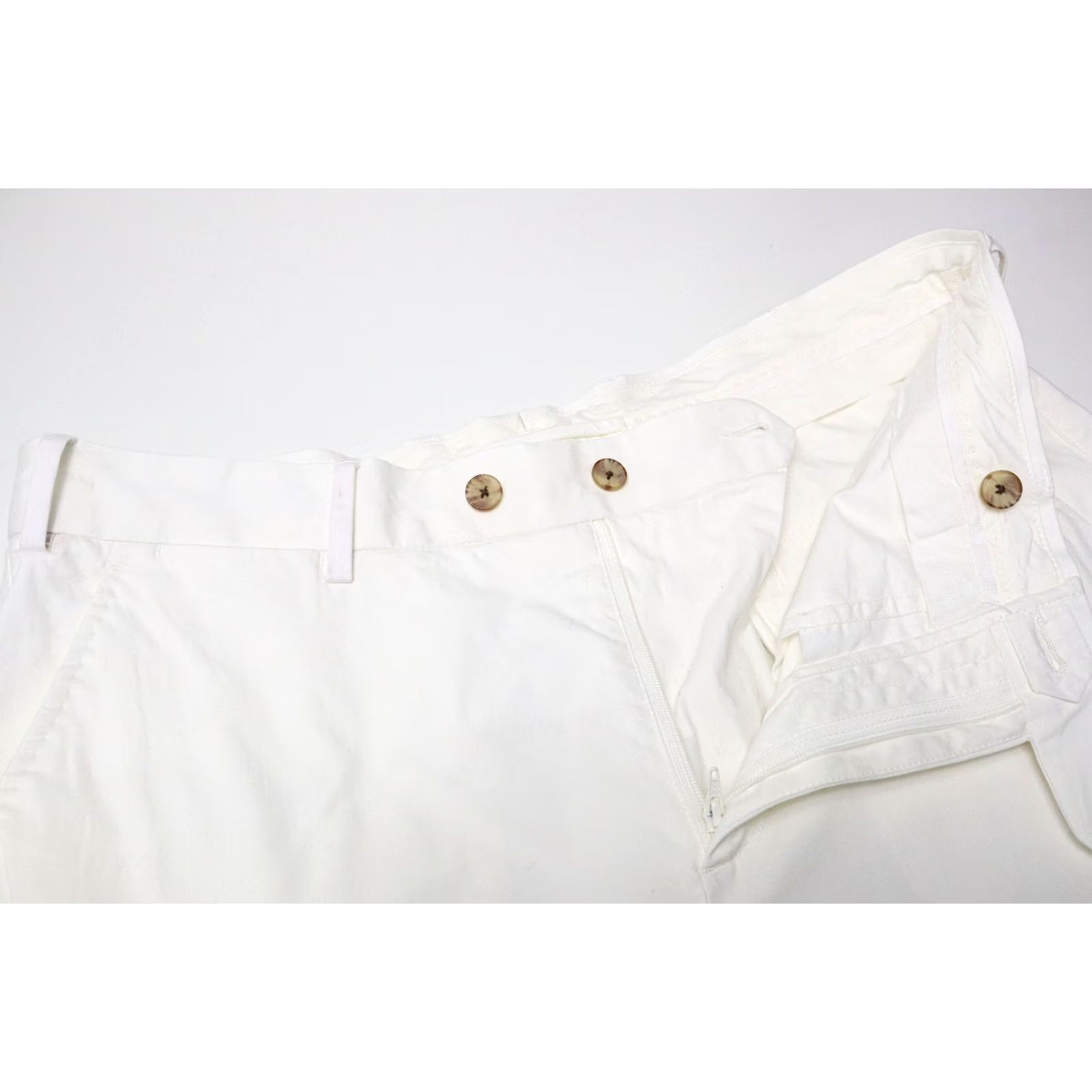 Suitsupply Suitsupply Porto Trousers Men's UK 34 Chino Pockets Zip Fly White Size US 34 / EU 50 - 4 Thumbnail