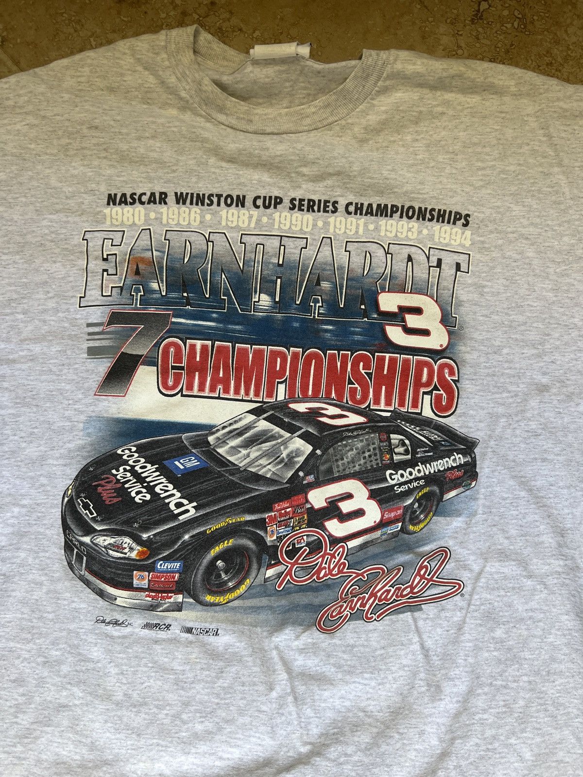 NASCAR × Vintage Nascar Earnhardt Championships Tee Size US XL / EU 56 / 4 - 2 Thumbnail