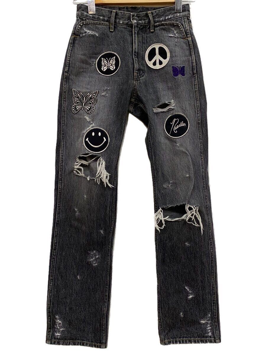 Needles Needles Denim Track Pants Grey Size US 32 / EU 48 - 1 Thumbnail