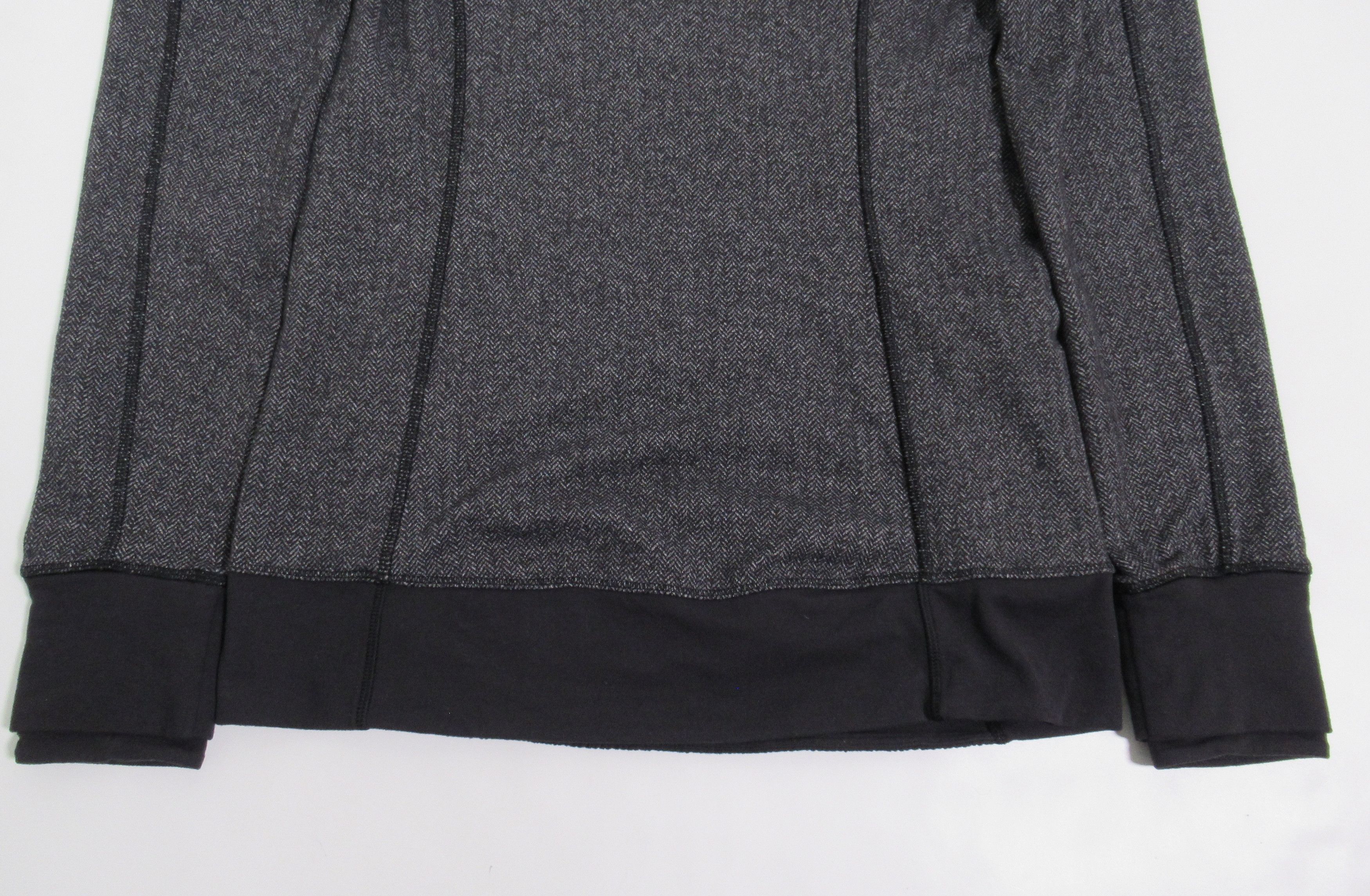 Lululemon Lululemon Think Fast Hoodie Heathered Herringbone Black Size M / US 6-8 / IT 42-44 - 3 Thumbnail