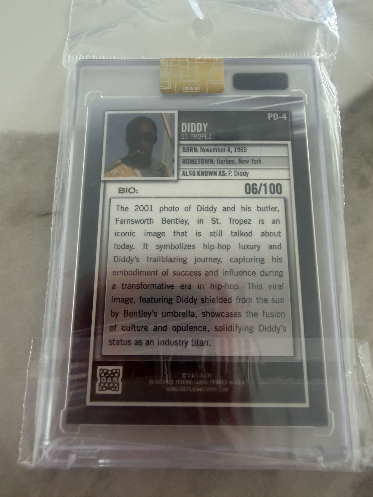 GAS GAS Complex Limited Diddy Puff Daddy Box Set Hologram Cards Size ONE SIZE - 4 Thumbnail