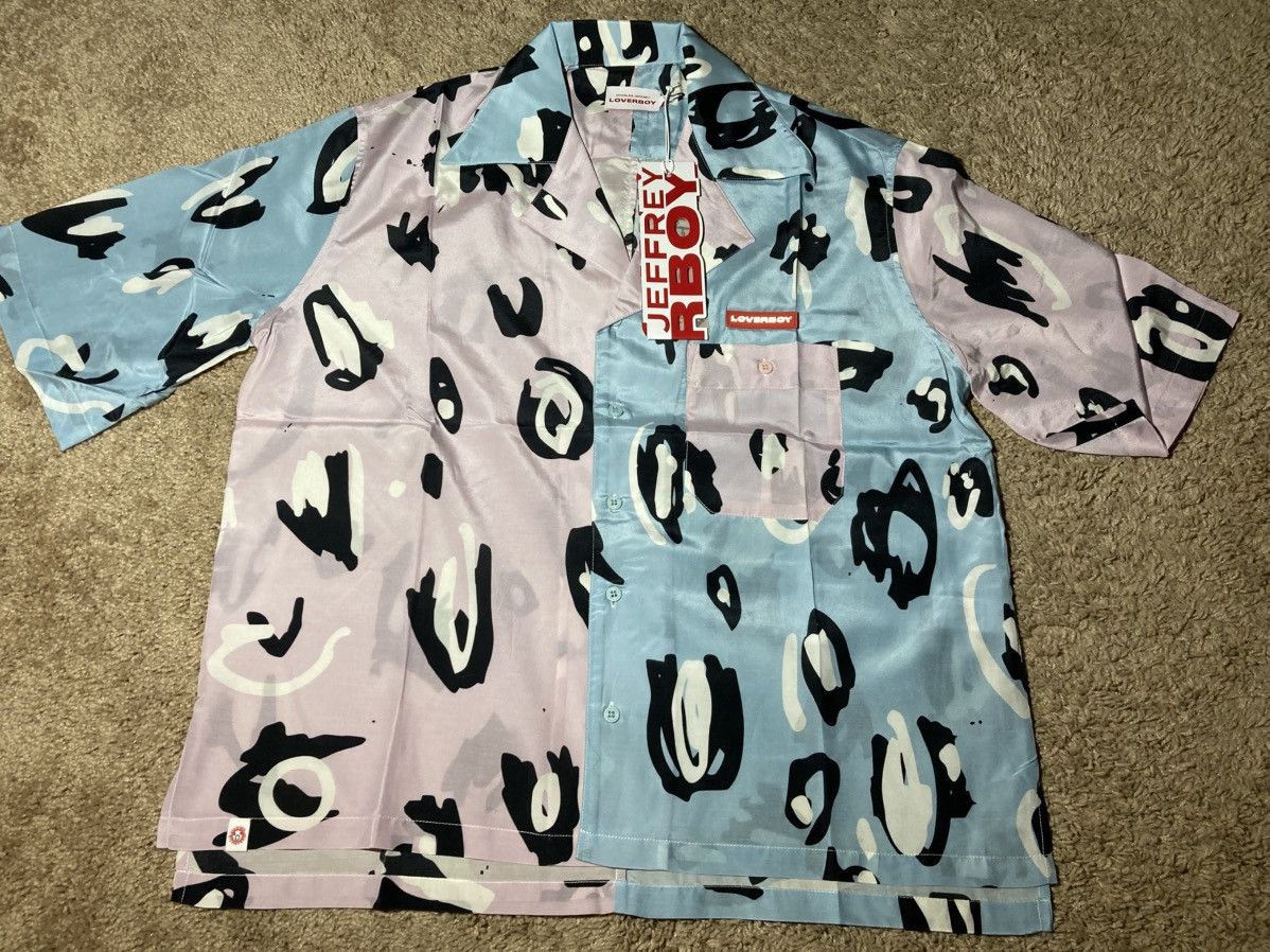 Charles Jeffrey LOVERBOY SS22 Charles Jeffrey Animal Spot Print Lounge Shirt Silk 202 Size US L / EU 52-54 / 3 - 2 Thumbnail