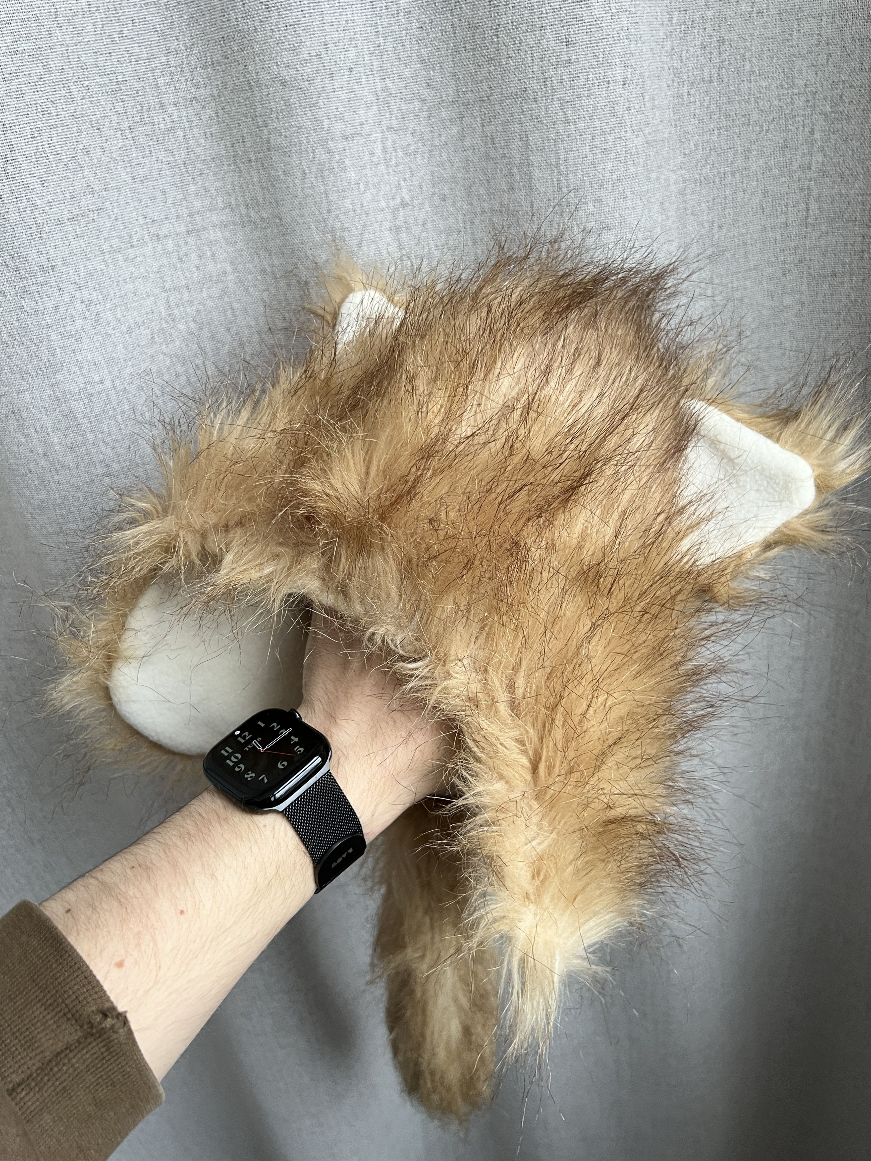 Robin Ruth Y2K Robin Ruth Furry Hat Fox Ears With Tail Faux Fur Size ONE SIZE - 7 Thumbnail