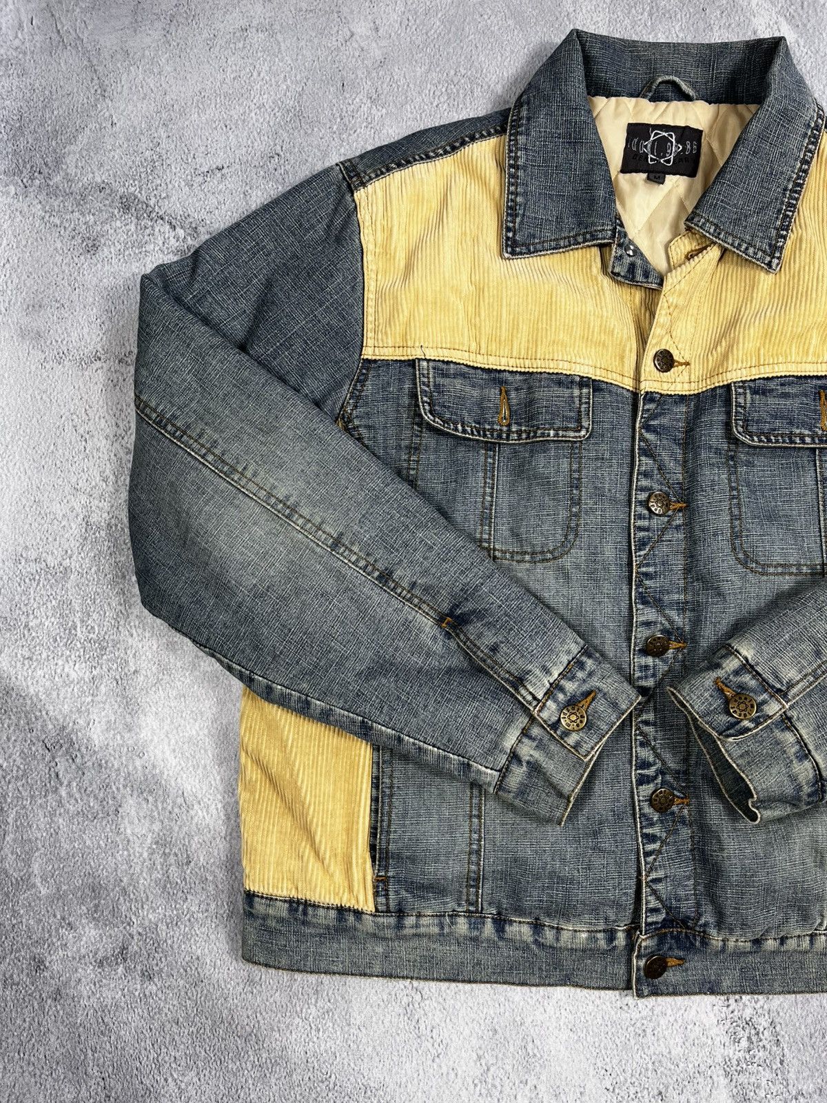 Vintage Vintage Y2K Denim/Corduroy jacket streetwear 00s style M Size US M / EU 48-50 / 2 - 2 Thumbnail