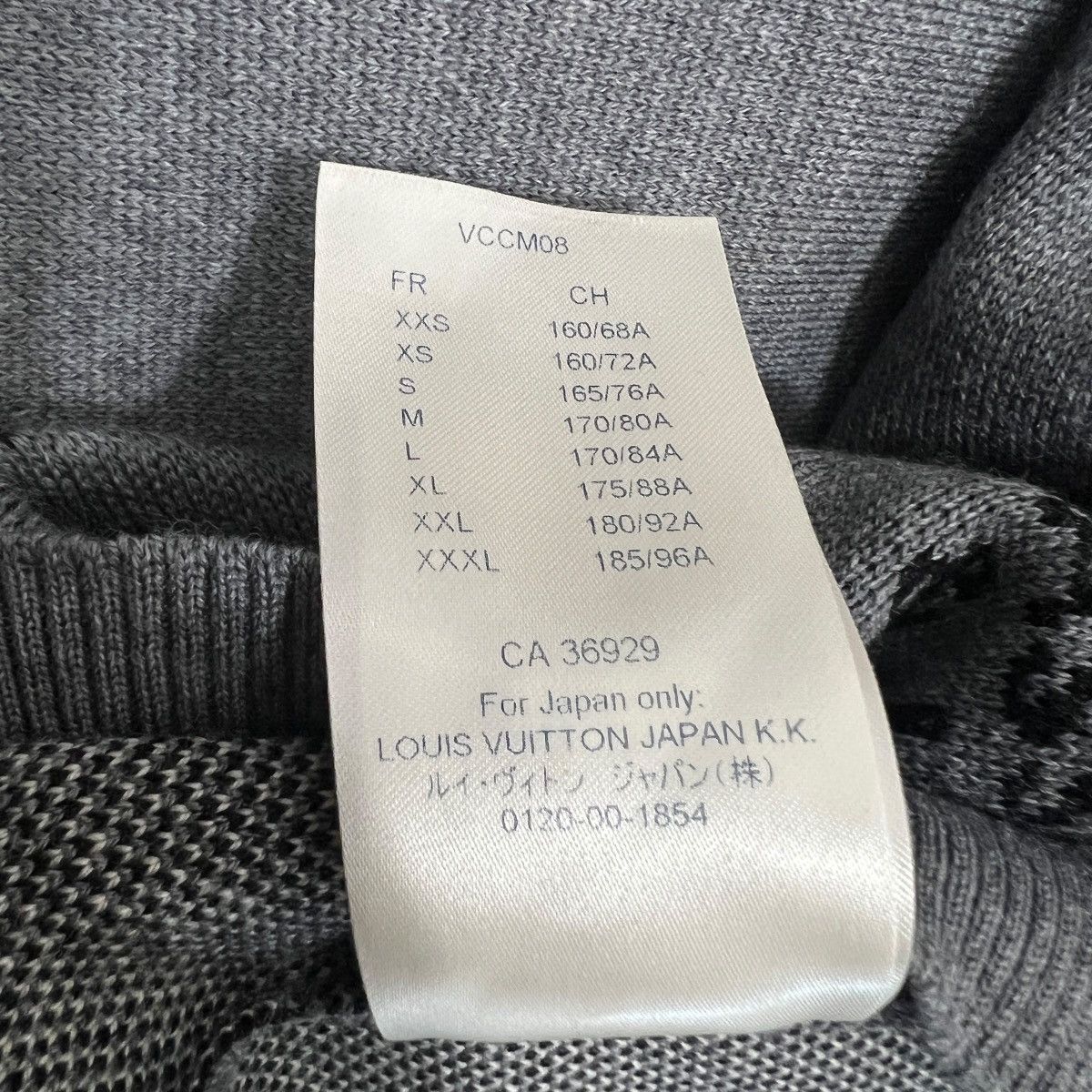 Louis Vuitton LOUIS VUITTON 2020SS Virgil Abloh Jacquard Knit Sweater L Size US L / EU 52-54 / 3 - 9 Thumbnail