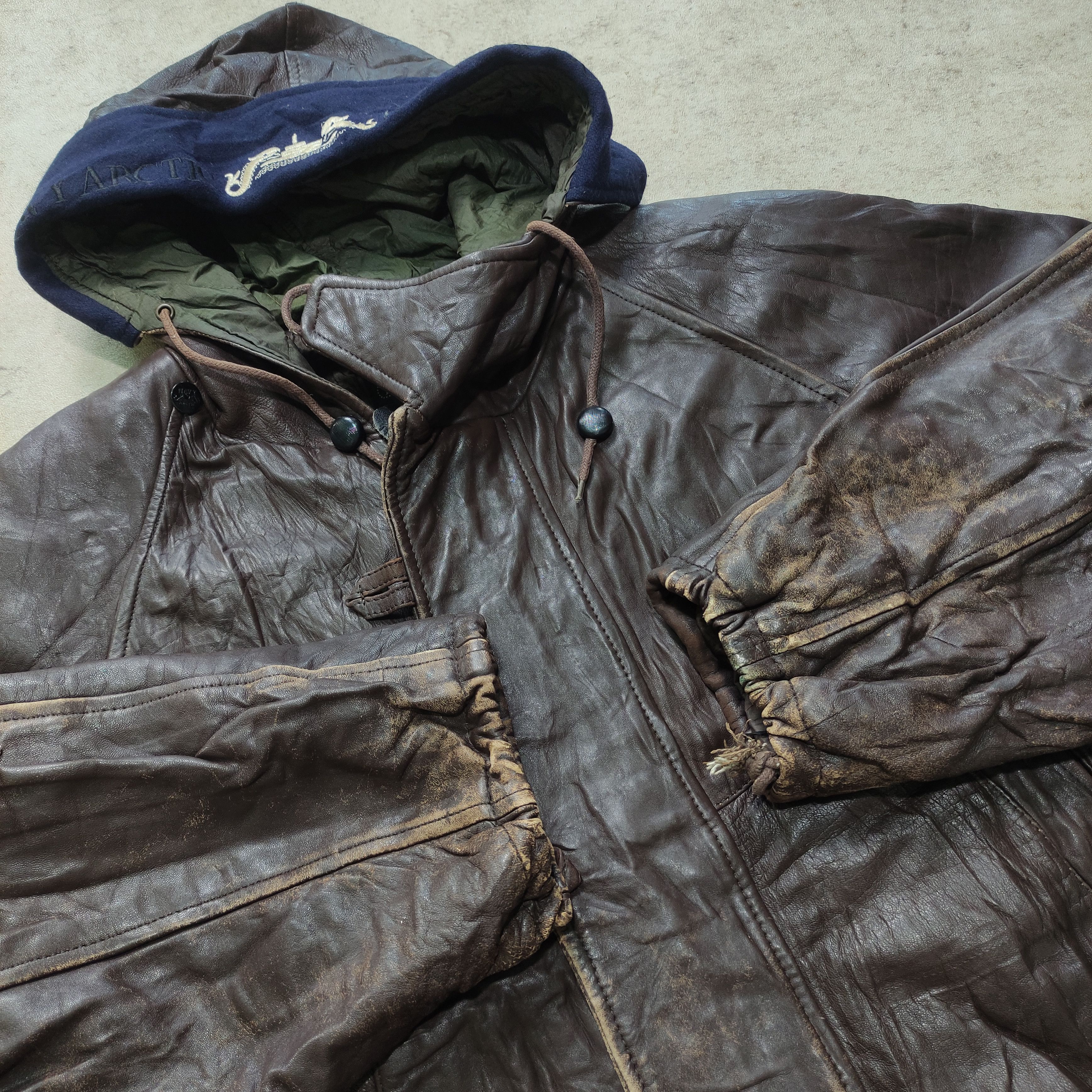 Boneville SOLD OUT!! Boneville Navy Arctic 80s Massimo Osti Jacket Size US L / EU 52-54 / 3 - 16 Thumbnail