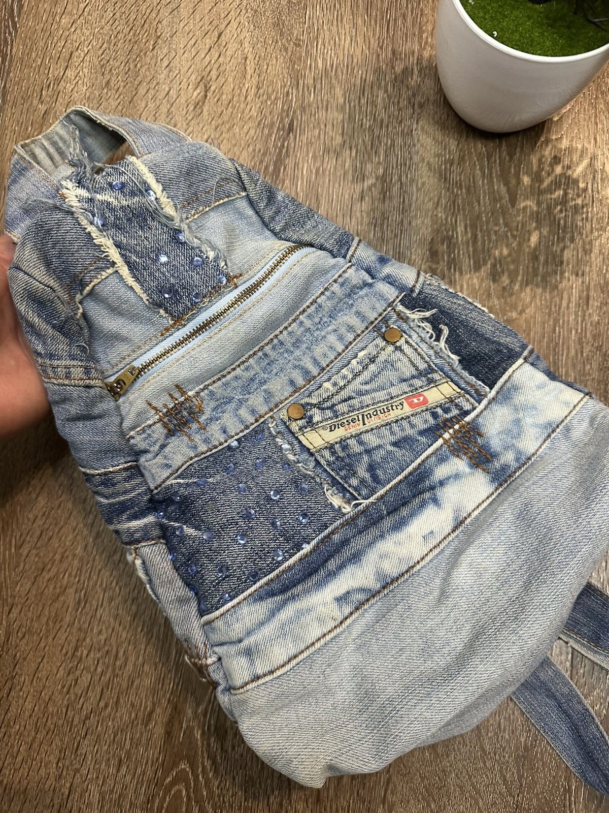 Diesel Diesel Vintage Avan-Garde Jeans Custom Backpack Size ONE SIZE - 2 Thumbnail