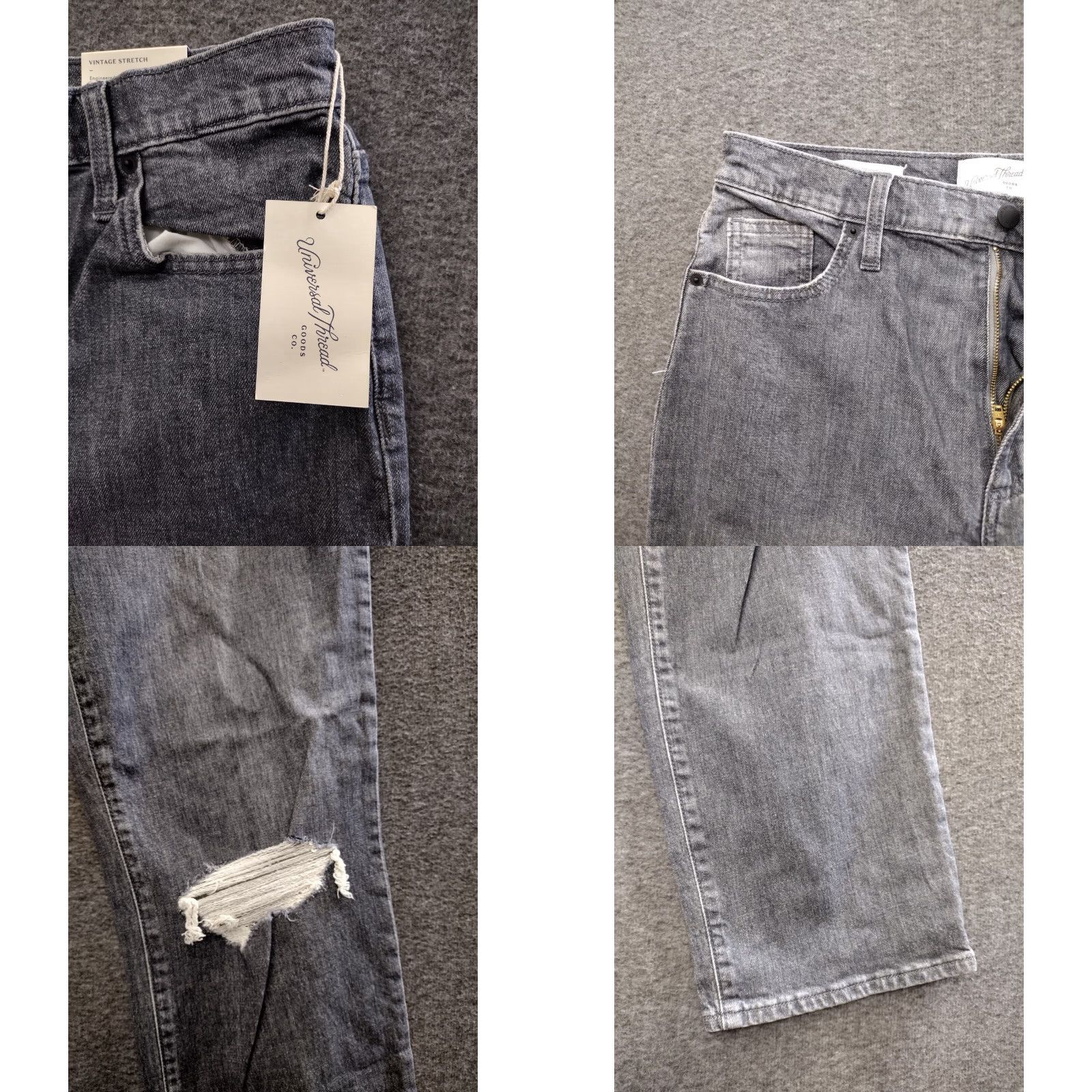 Vintage VINTAGE Universal Thread Jeans Distressed Straight Dark Wash 8/29L Womens / Ladies 8L Blue Denim High Rise Classic Fit 5-Pocket Size 30" / US 8 / IT 44 - 8 Thumbnail