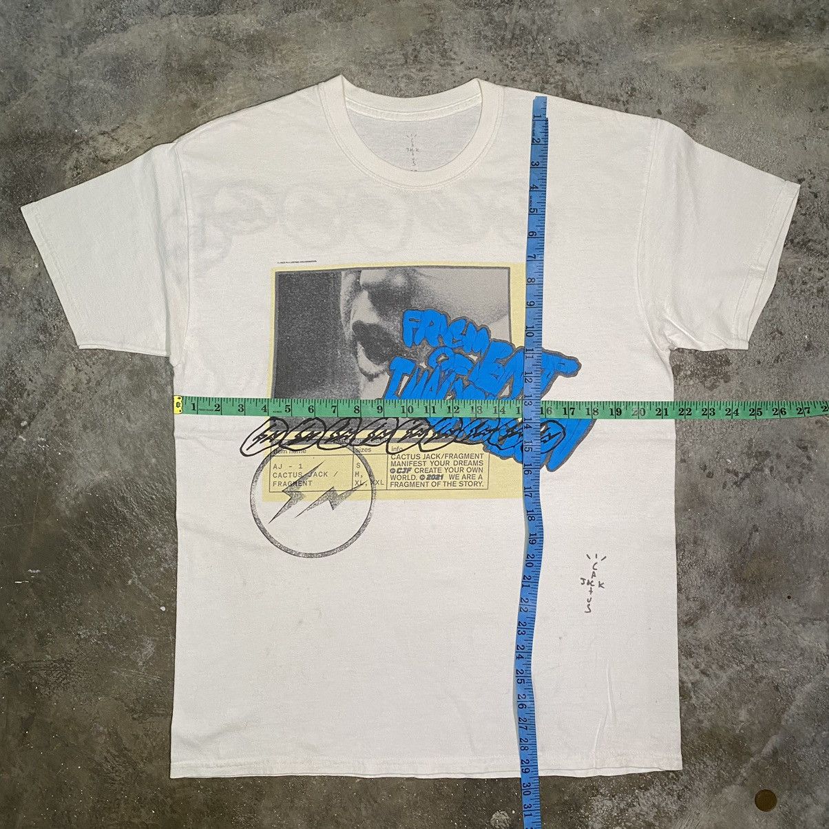 Fragment Design × Nike × Travis Scott Travis Scott Cactus Jack X Fragment Design 2021 S/S T Shirt Size US M / EU 48-50 / 2 - 15 Thumbnail