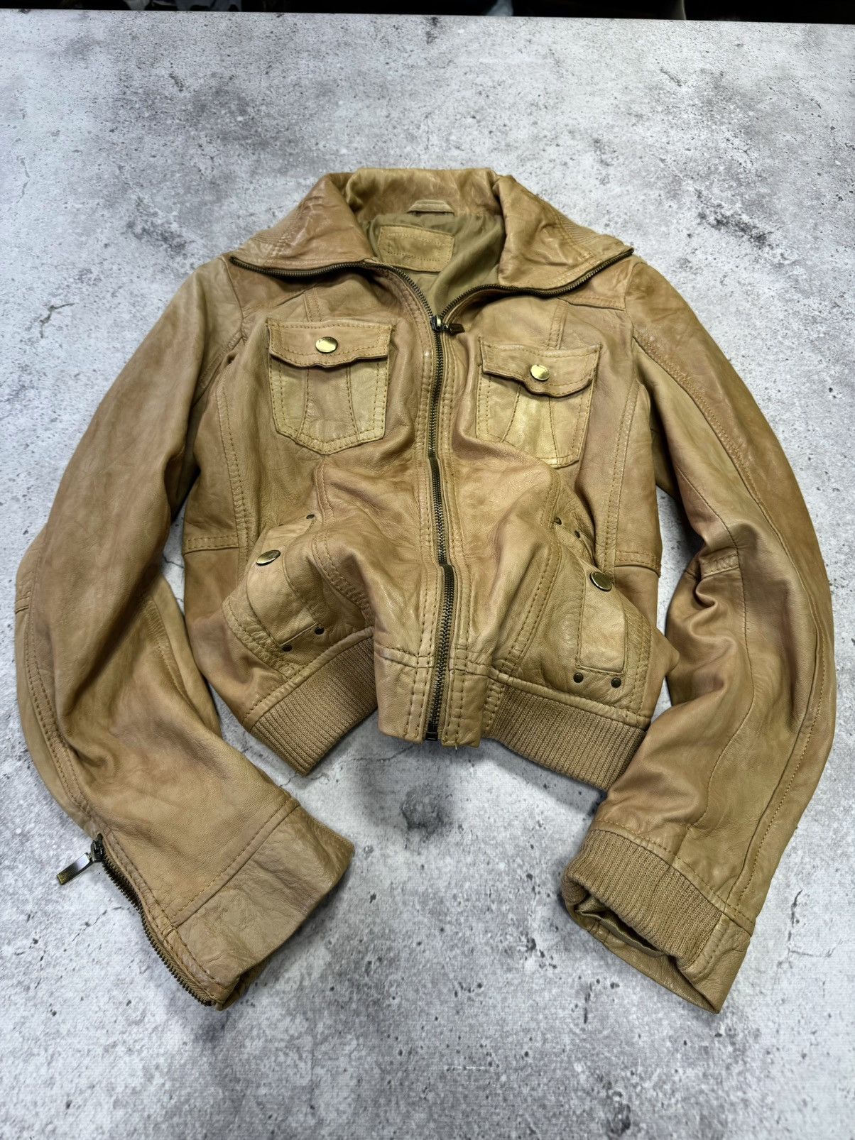 Hedi Slimane Vintage Lesco Leather Jacket Hedi Slimane | Grailed