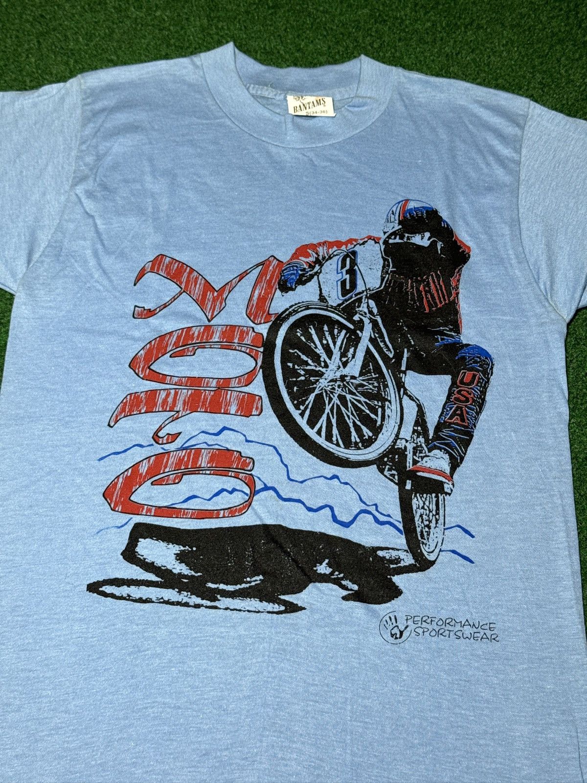 Vintage Moto Motocross Motorcycle 70s 80s Bmx Vintage Small T Shirt Size US S / EU 44-46 / 1 - 2 Thumbnail