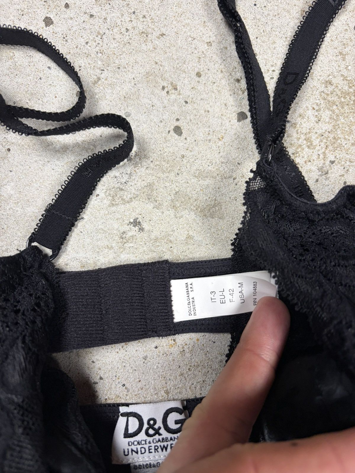 Dolce & Gabbana 2000s Dolce & Gabbana Underwear Lace Trims Flower Embroidery Size L / US 10 / IT 46 - 7 Thumbnail