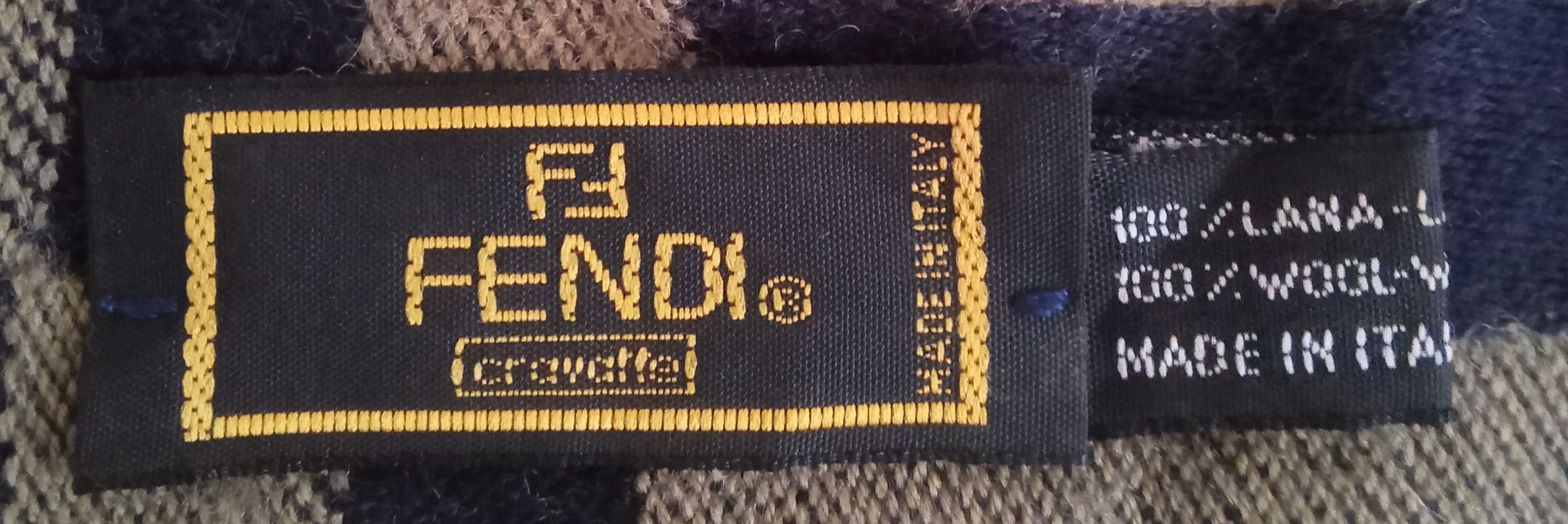 Fendi Fendi Wool Neck Scarf / Muffler Size ONE SIZE - 2 Thumbnail