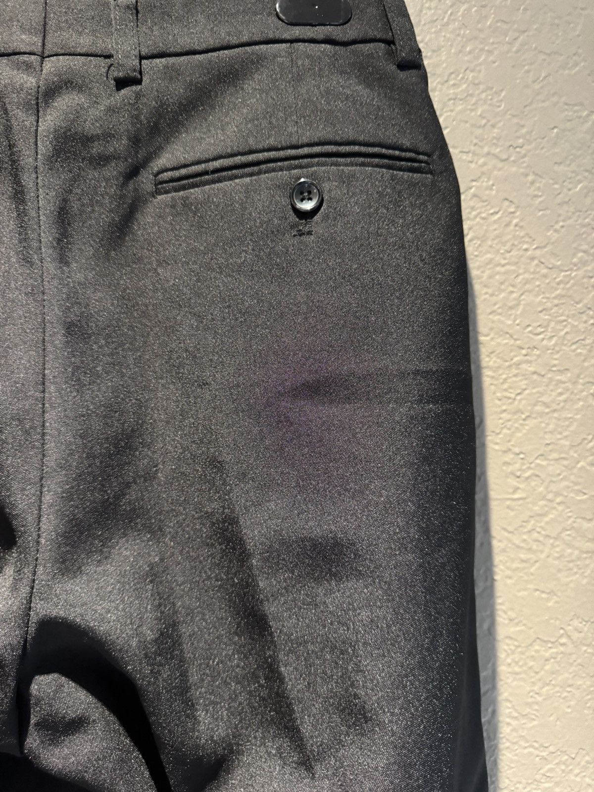 Vintage Black Slackes Dress Pants Size US 30 / EU 46 - 4 Thumbnail