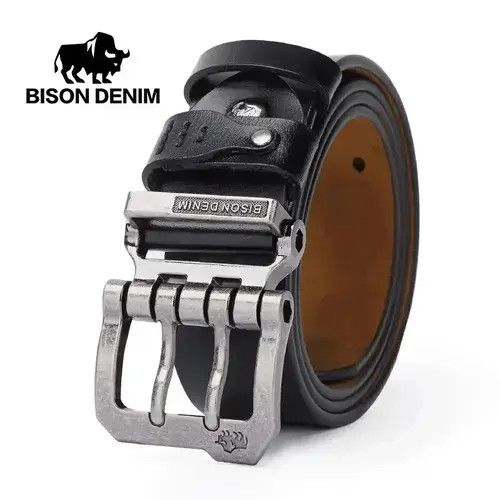 Designer 130cm Bison Denim Belt Size ONE SIZE - 1 Thumbnail