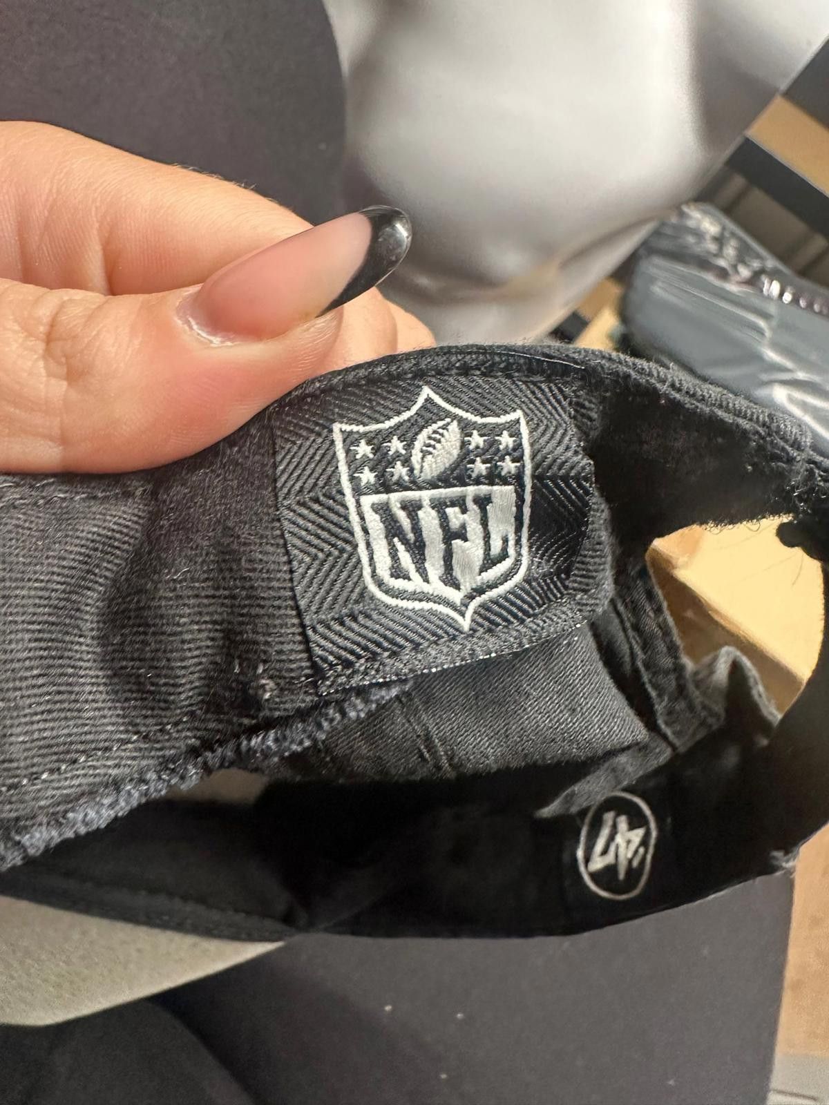 47 Black Oakland Raiders Cap by 47 Brand Size ONE SIZE - 6 Thumbnail