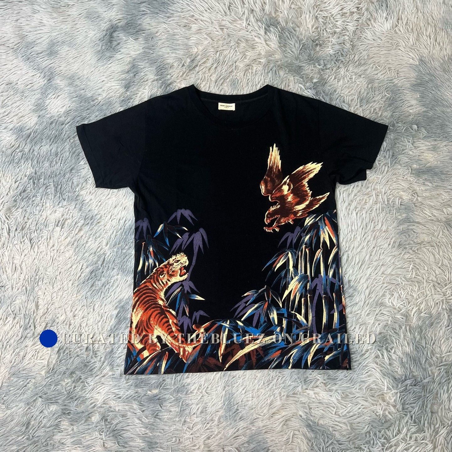 20SS Saint Laurent Paris ヴァカレロ期 HOTTER Saint Laurent Paris saint laurent hotter after dark graphic single