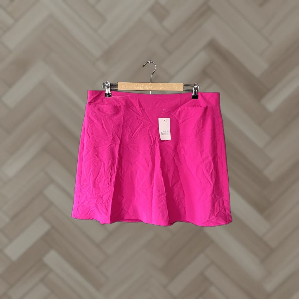Croft & Barrow VINTAGE Croft & Barrow Womens Pink Athletic Skirt XL NWT Size 40" / US 18 - 1 Thumbnail