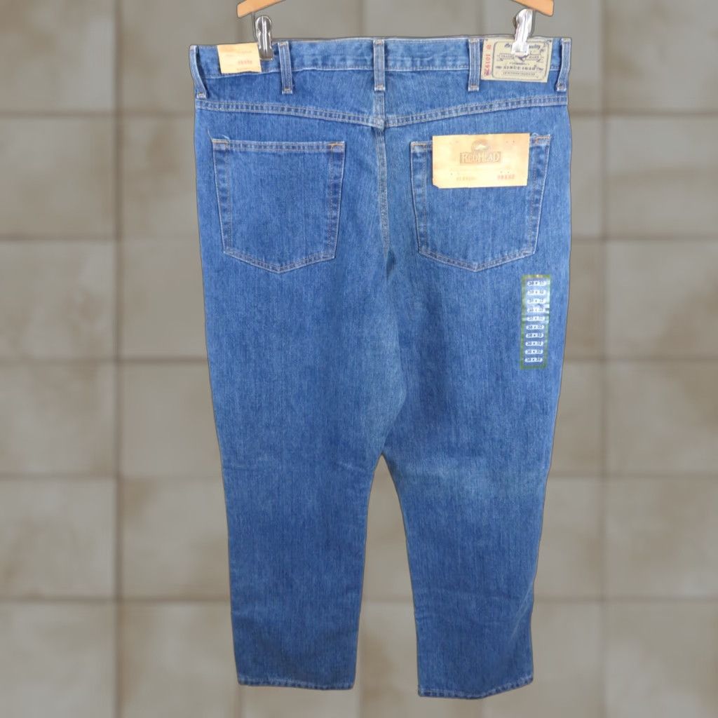 Vintage VINTAGE RedHead Work Pants 38X32 Regular Mens Blue Jeans NOS tags 90s Vintage - new. Size US 32 / EU 48 - 1 Thumbnail