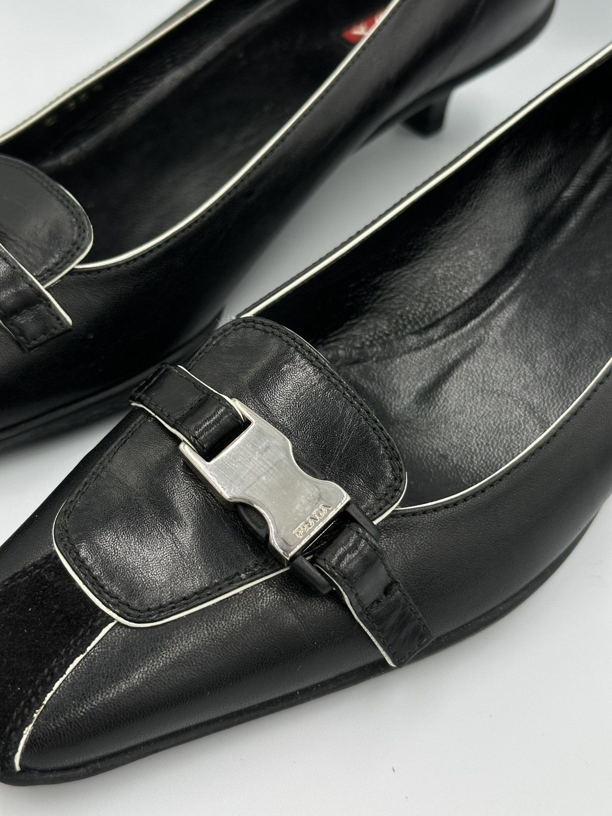 Prada Prada leather pumps heels Size US 6.5 / IT 36.5 - 10 Thumbnail