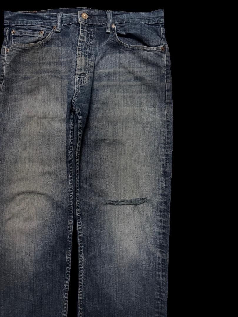 Levi's GRUNGE Vintage Y2K Levi’s Rusty Thrashed Distress Dark Jean Size US 33 - 5 Thumbnail