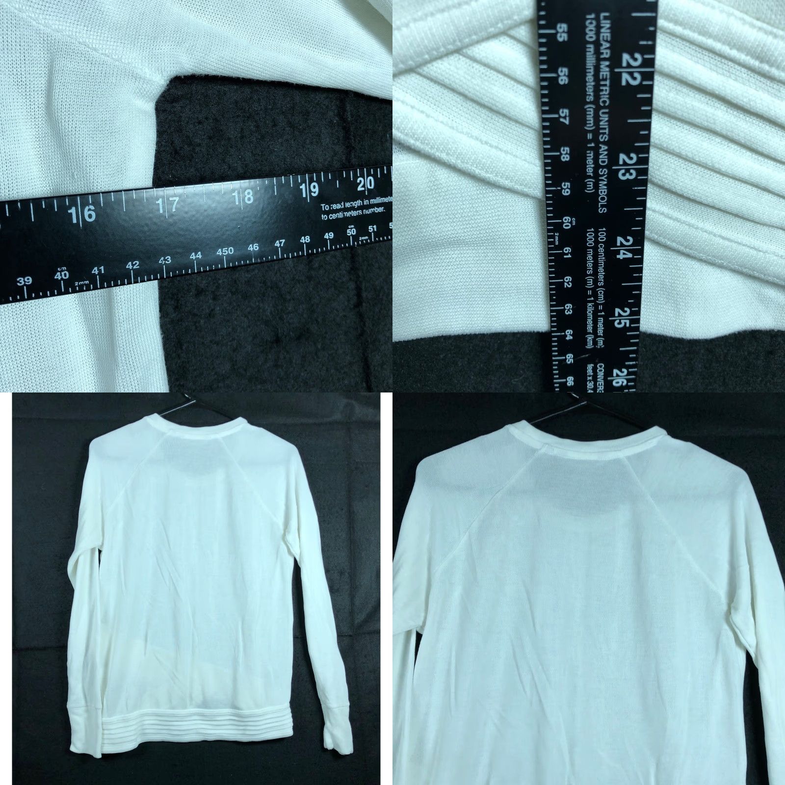 Athleta Athleta Womens Sweatshirt Cream Serenity Criss Cross Pullover Stretch XS Size XS / US 0-2 / IT 36-38 - 8 Thumbnail