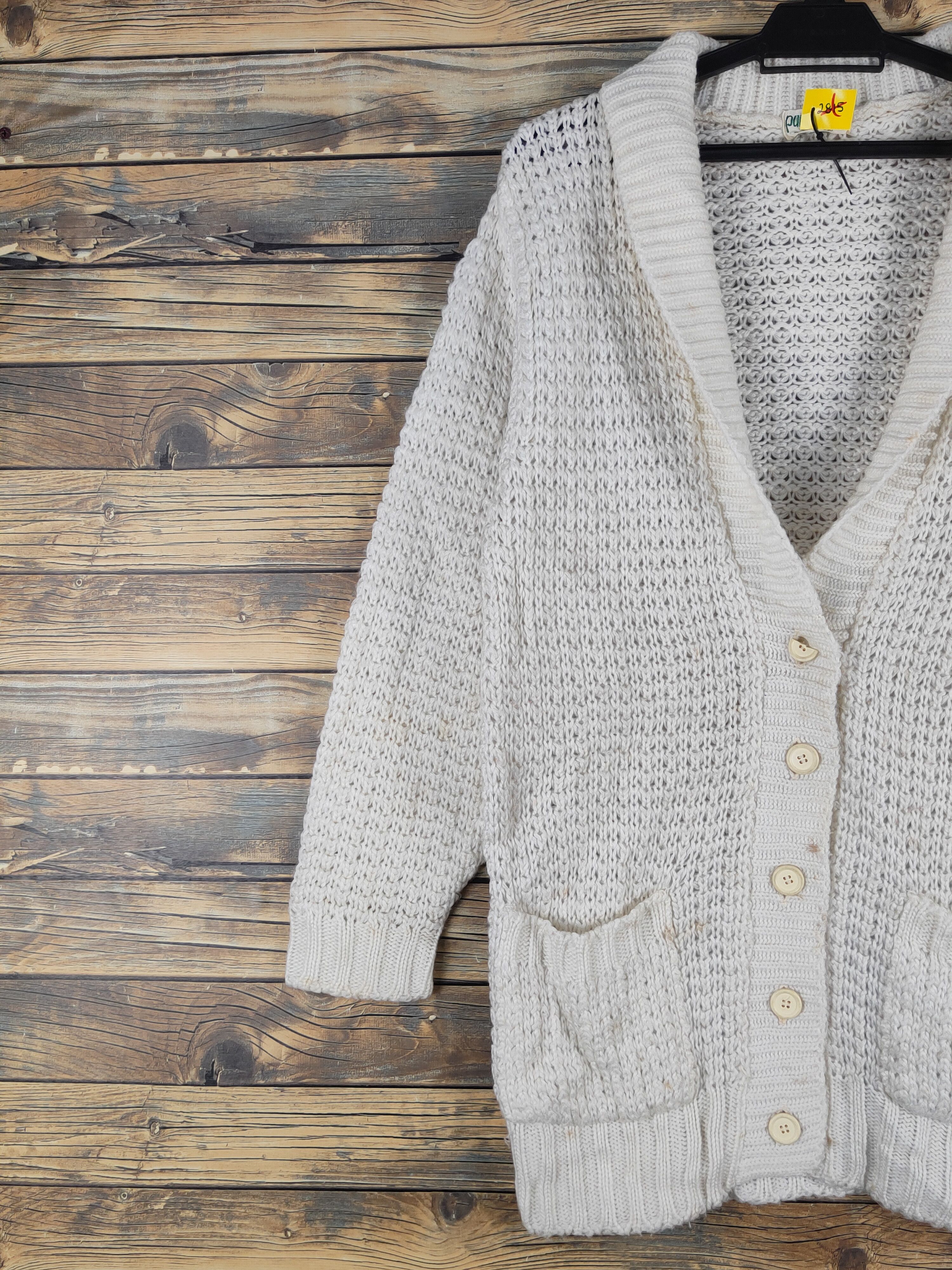 Japanese Brand Pure Jump made in tokyo vintage Knitwear Cardigan #W1356 Size M / US 6-8 / IT 42-44 - 5 Thumbnail