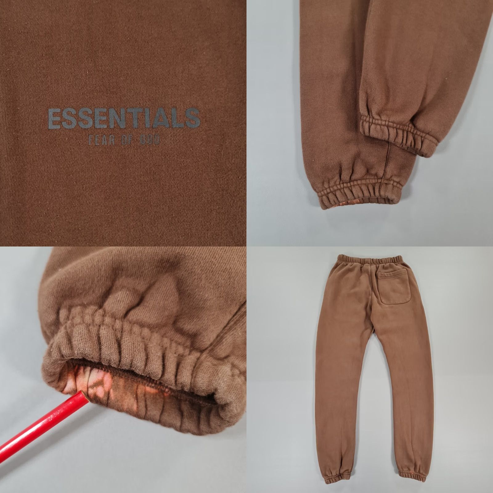 Fear of God Fear Of God Essentials Mens Tracksuit Hoodie Trousers XS Brown Fleece 2 Piece Jogger Set Pockets Updated 2020s Size US XS / EU 42 / 0 - 11 Thumbnail