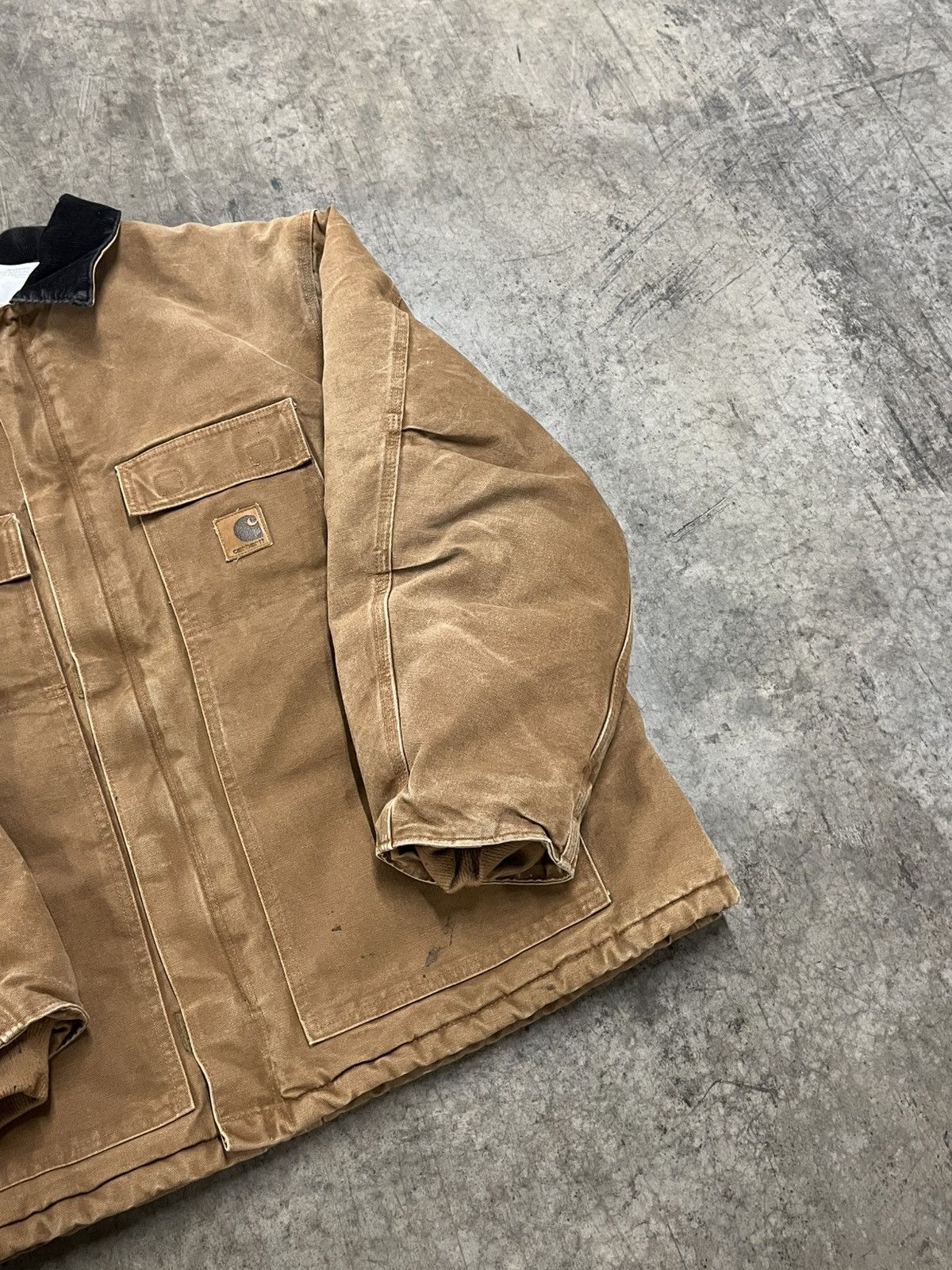 Carhartt × Vintage Carhartt c26 Brn vintage canvas jacket workwear hype rare Size US XXL / EU 58 / 5 - 9 Thumbnail