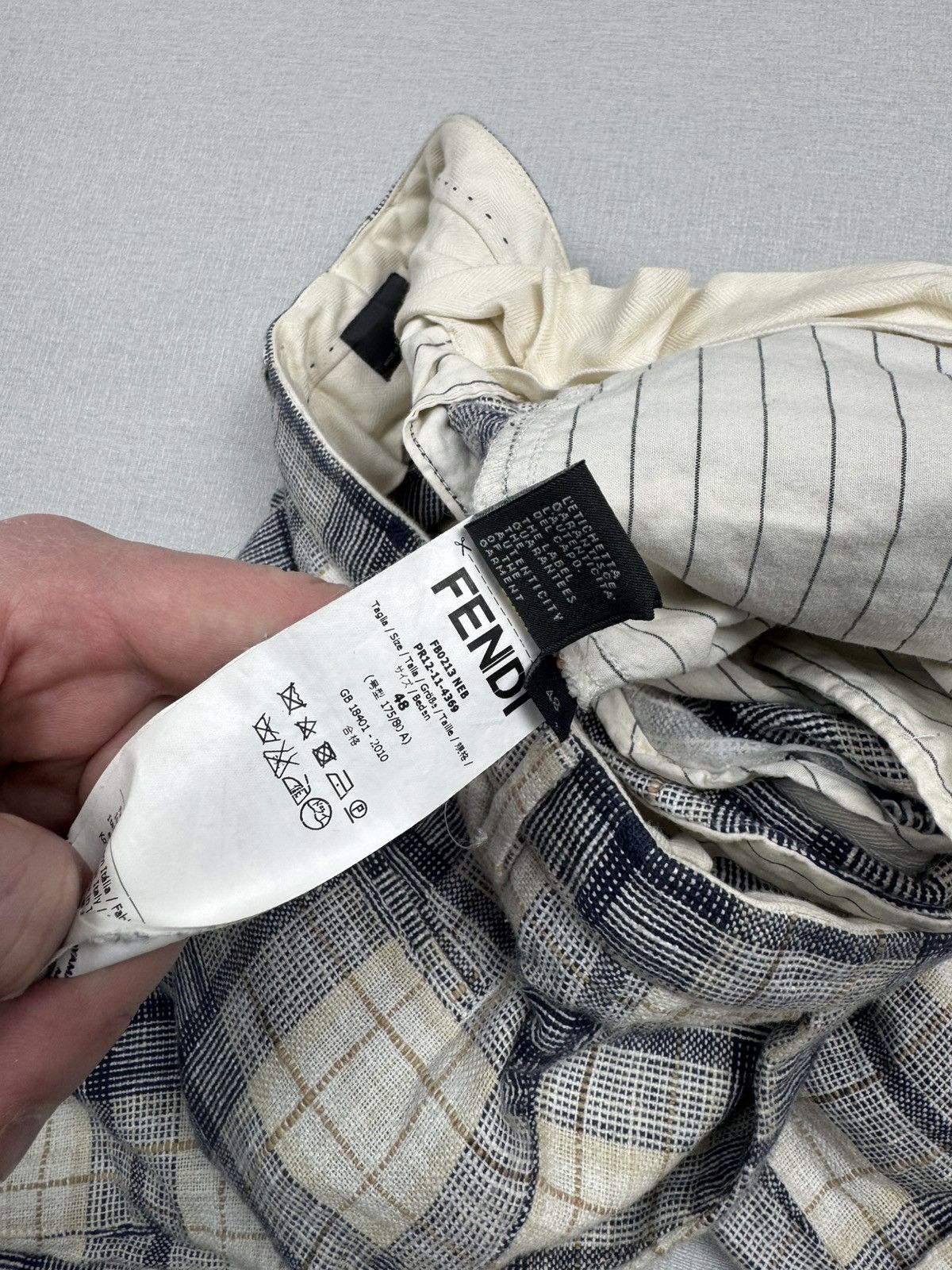 Fendi Men’s FENDi Cotton Shorts size 48 Size US 30 / EU 46 - 7 Thumbnail