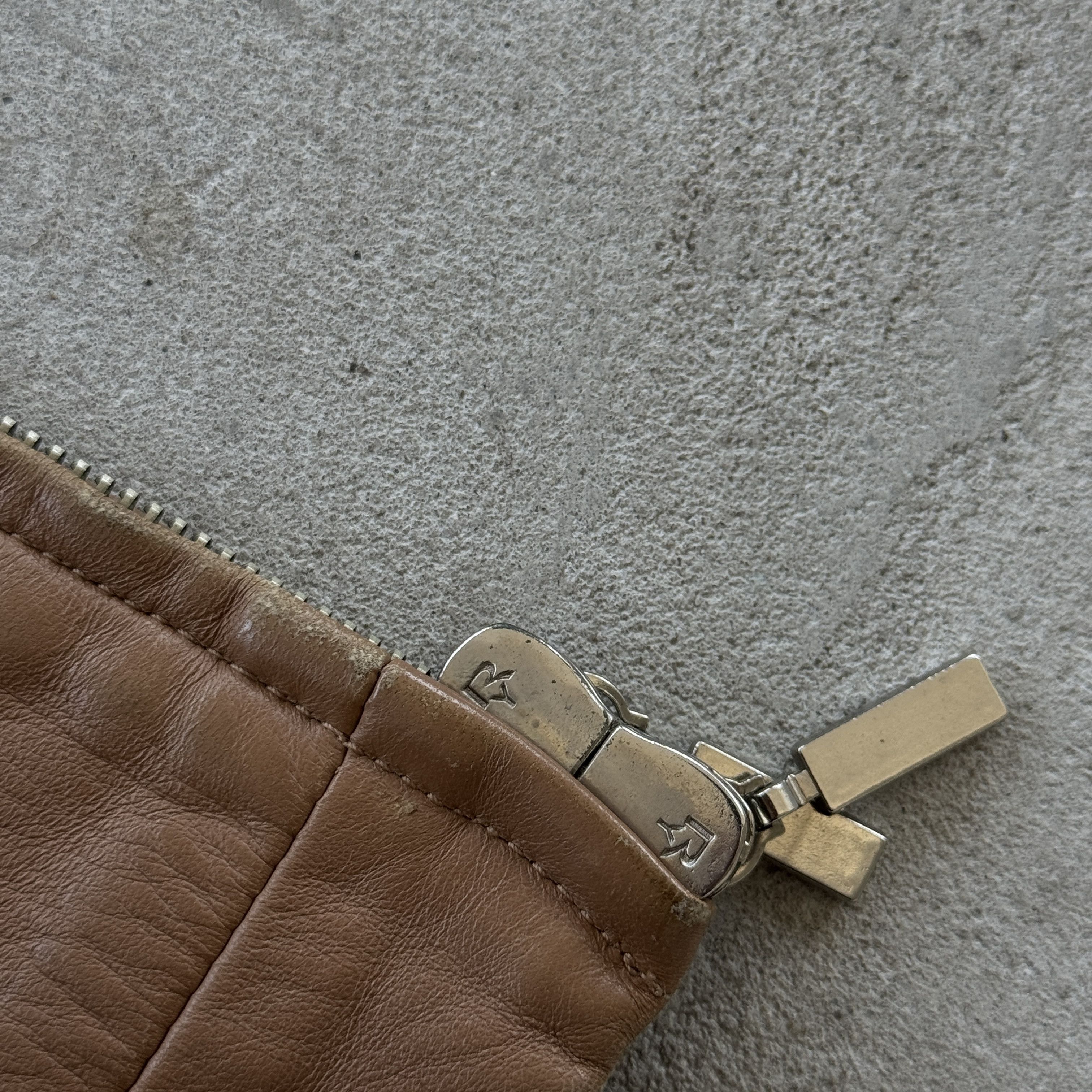 Trussardi Trussardi Jeans Womens Brown Real Leather Jacket Size 42 IT Size M / US 6-8 / IT 42-44 - 8 Thumbnail