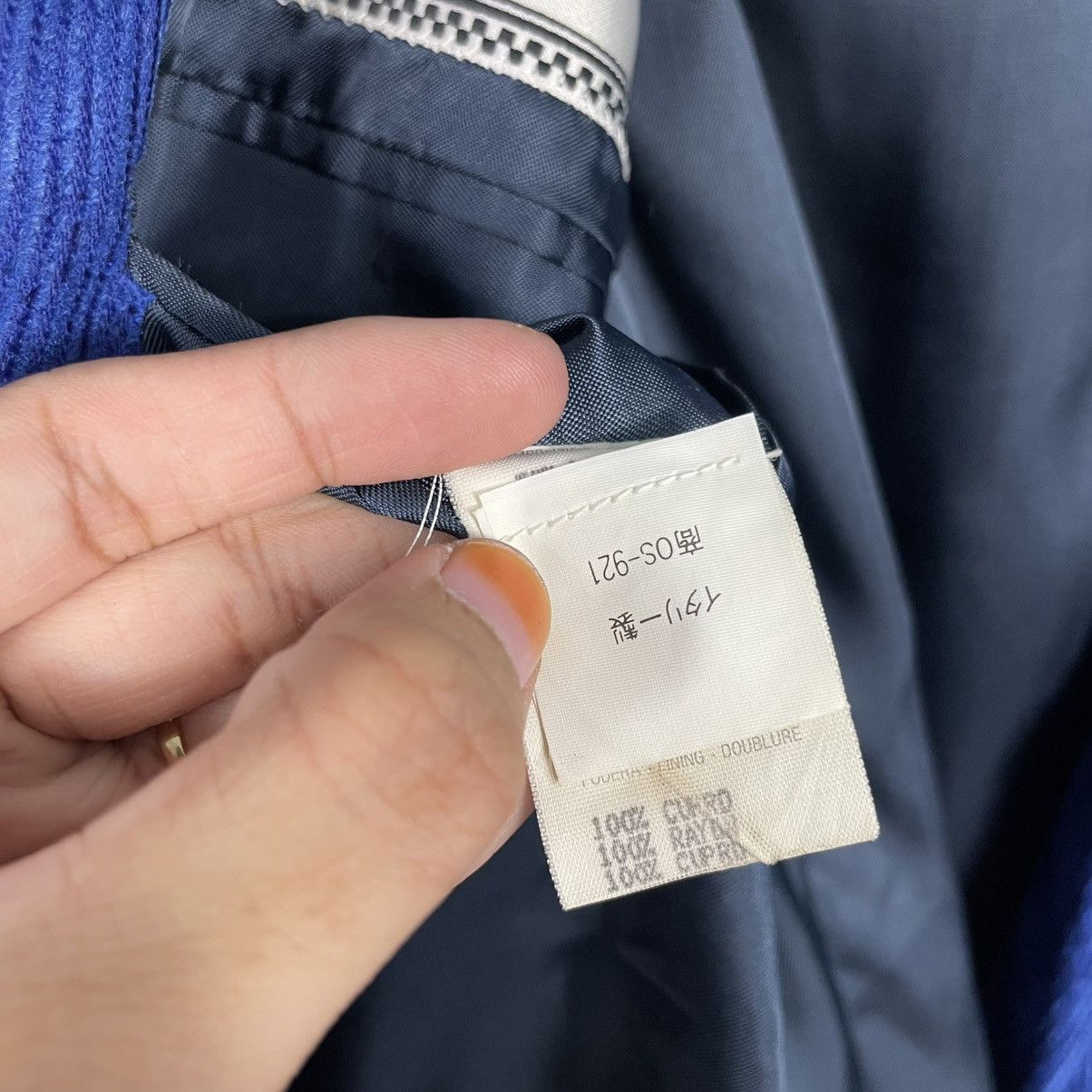 Versace Vintage Blue Gianni Versace Double Breasted Wool Jacket Size US S / EU 44-46 / 1 - 19 Thumbnail