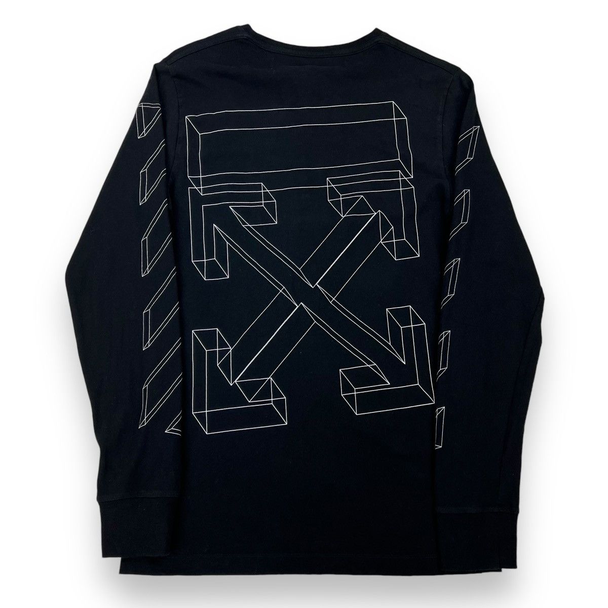 Off-White Off-White 3D Arrows Long Sleeve T Shirt Size US M / EU 48-50 / 2 - 3 Thumbnail