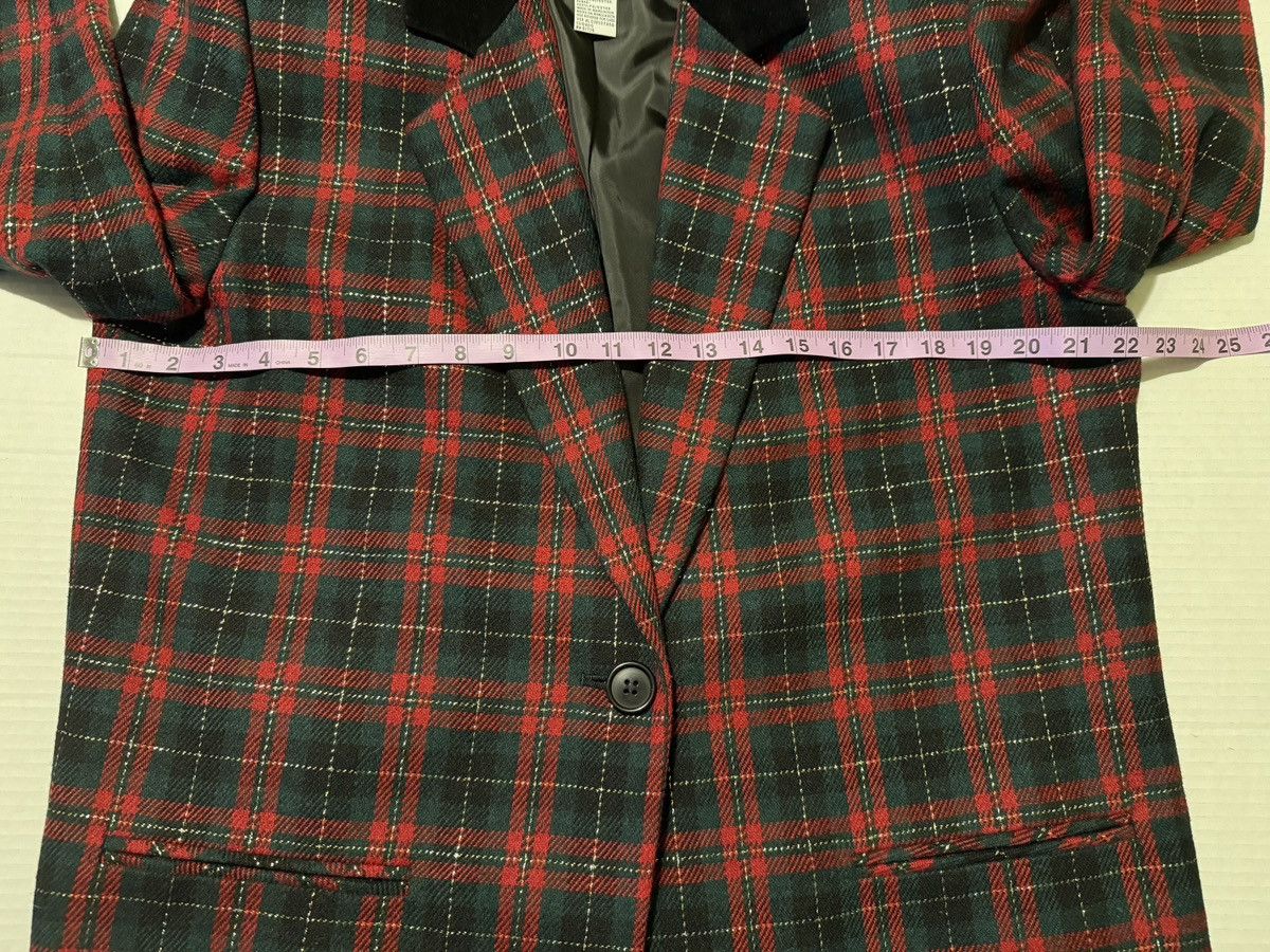 Other Sag Harbor Women Vtg Tartan Plaid Wool Holiday Blazer-14 Size XL / US 12-14 / IT 48-50 - 8 Thumbnail