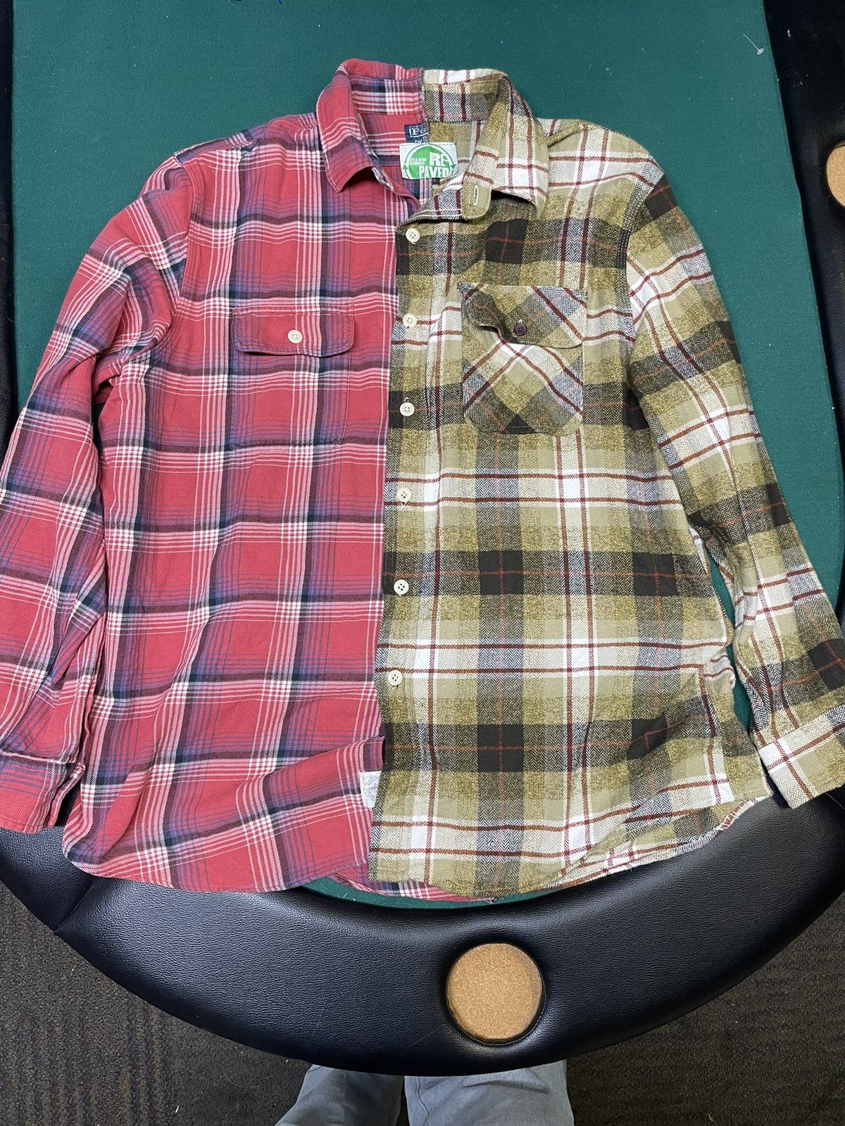 Polo Ralph Lauren Polo Ralph Lauren x Re-Paved Cut & Sew Patchwork Flannel XL Size US XL / EU 56 / 4 - 1 Thumbnail