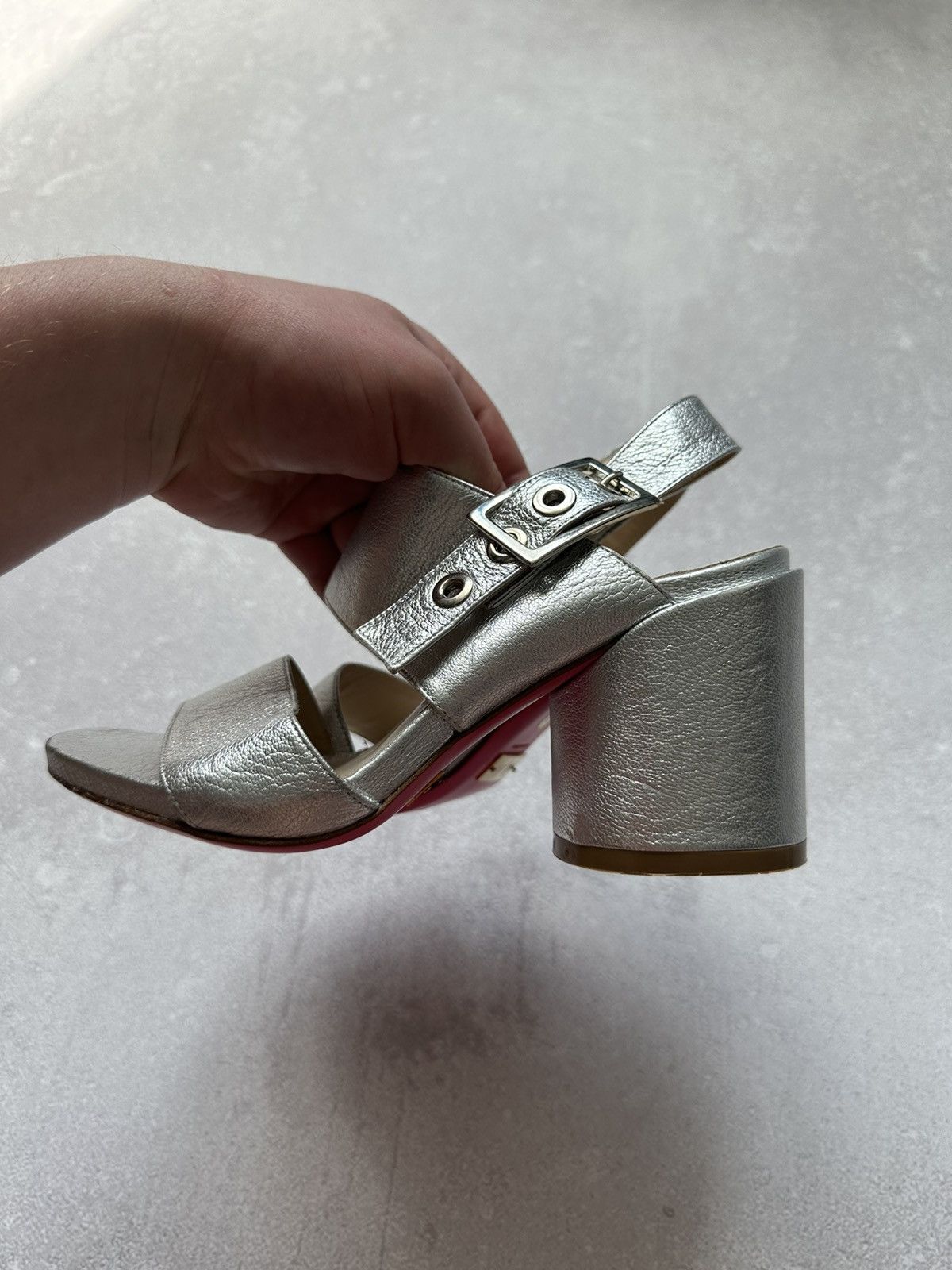 Versace Versace 1969 Italia platform sandal metallic size 36 Size US 6 / IT 36 - 9 Thumbnail