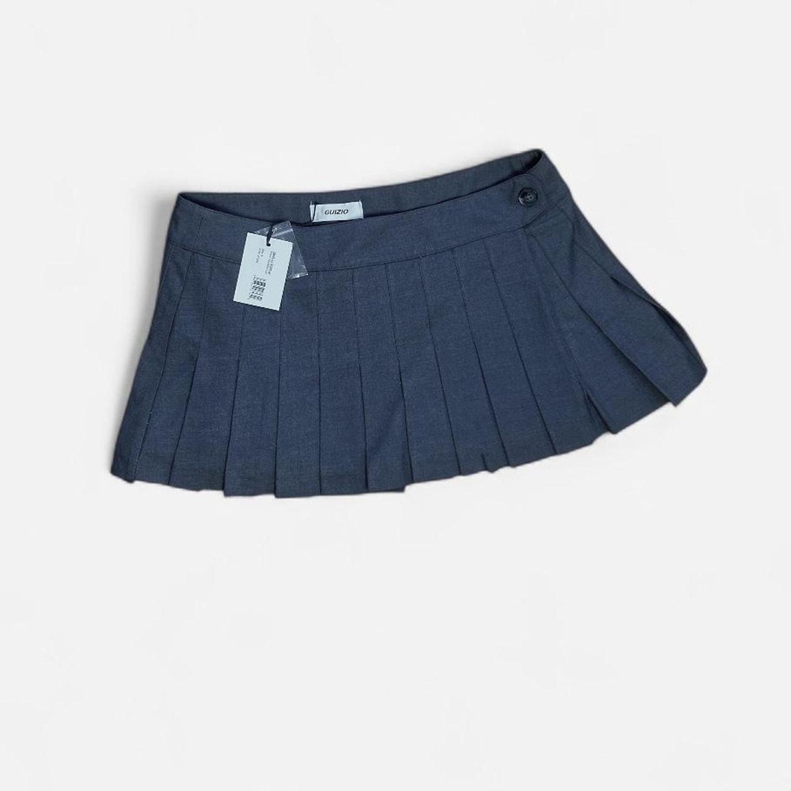 Guizio Dark grey Guizio pleated mini skirt Size 30" / US 8 / IT 44 - 3 Thumbnail
