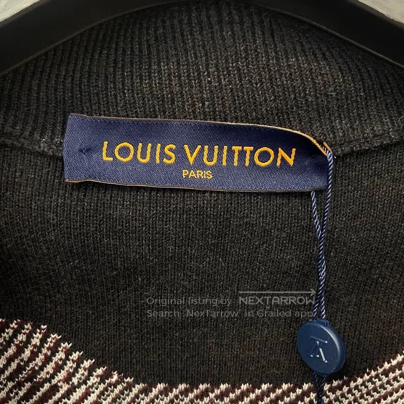 Louis Vuitton Louis Vuitton Logo jacquard zipper sweater jacket Size US M / EU 48-50 / 2 - 4 Thumbnail