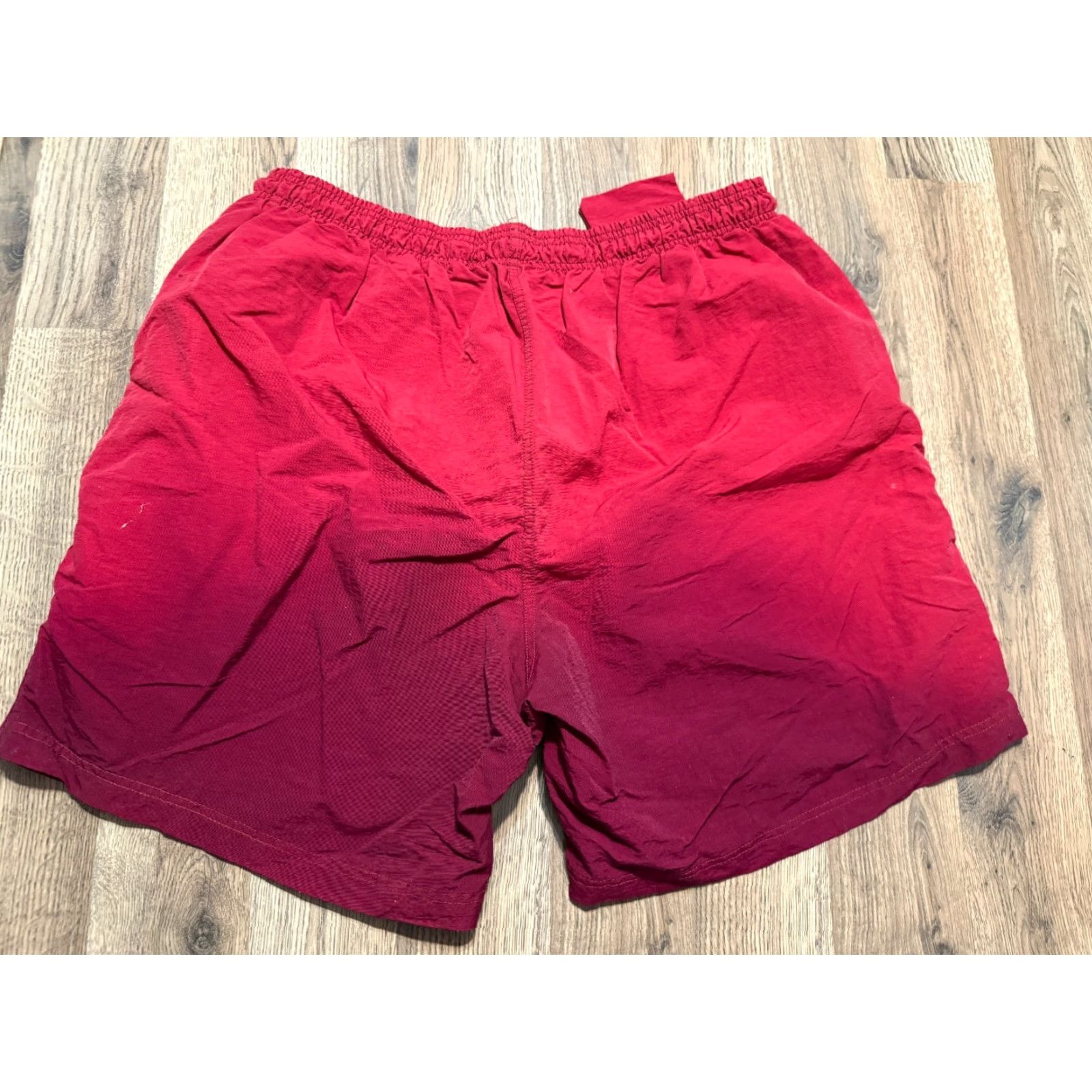 Izod IZOD PerformX Shorts Men’s Large Red Swim Trunks Tie Waist Trunks Beach Vintage No Size US 33 - 2 Thumbnail