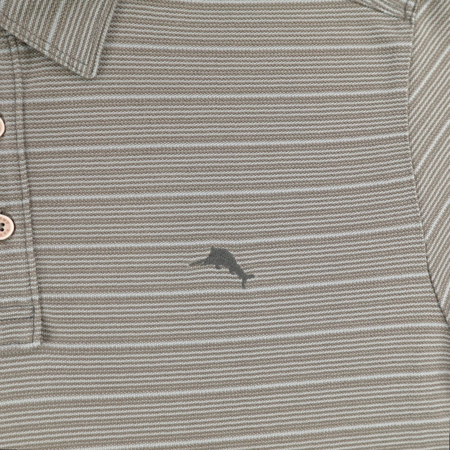 Tommy Bahama Tommy Bahama Polo Shirt Mens Large Gray Stripes Island Zone Pima Cotton Marlin Polo Shirt Mens Large Gray Stripes Island Zone Pima Cotton Marlin Size US L / EU 52-54 / 3 - 3 Thumbnail