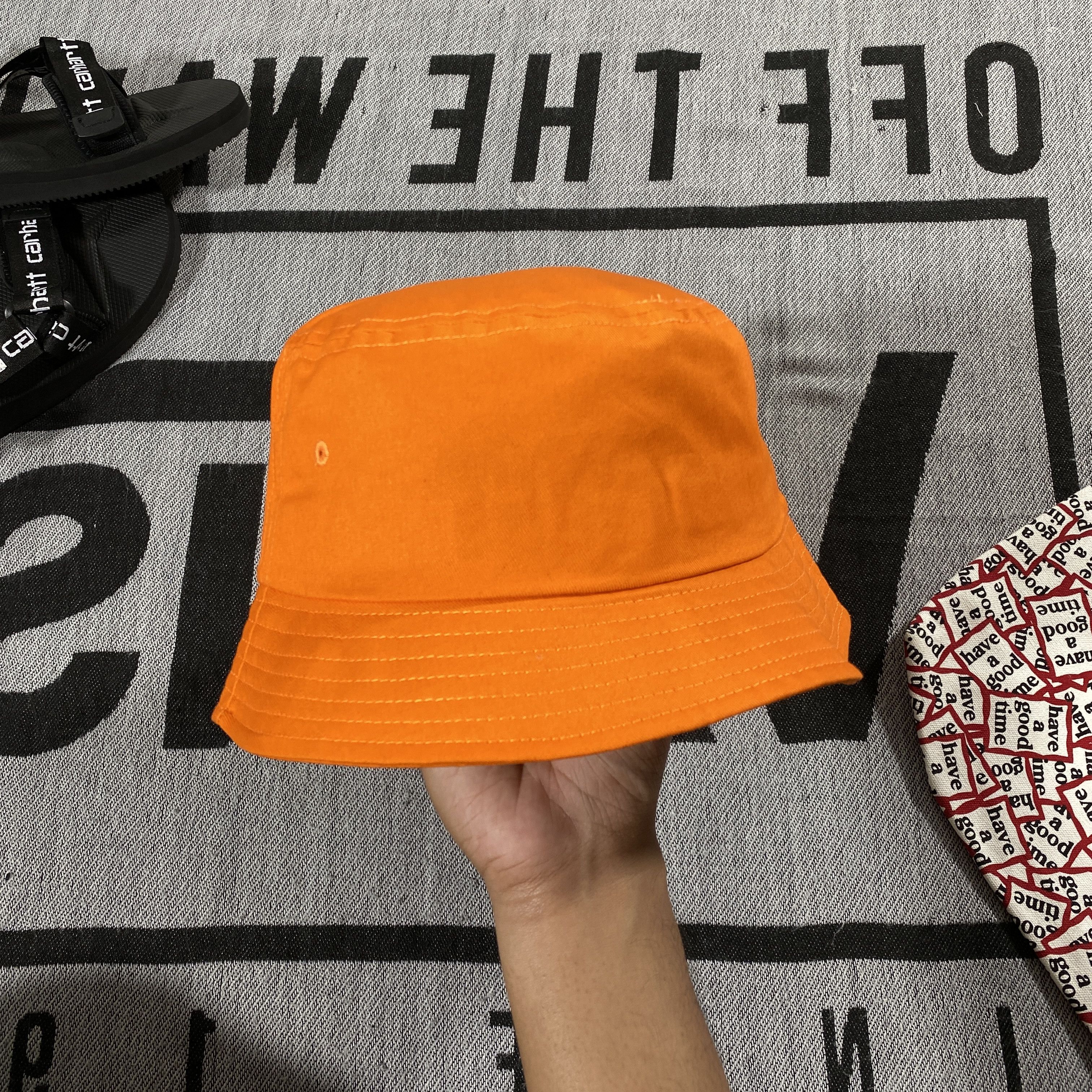 Stussy stussy stock bucket hat orange size L/XL Size ONE SIZE - 3 Thumbnail