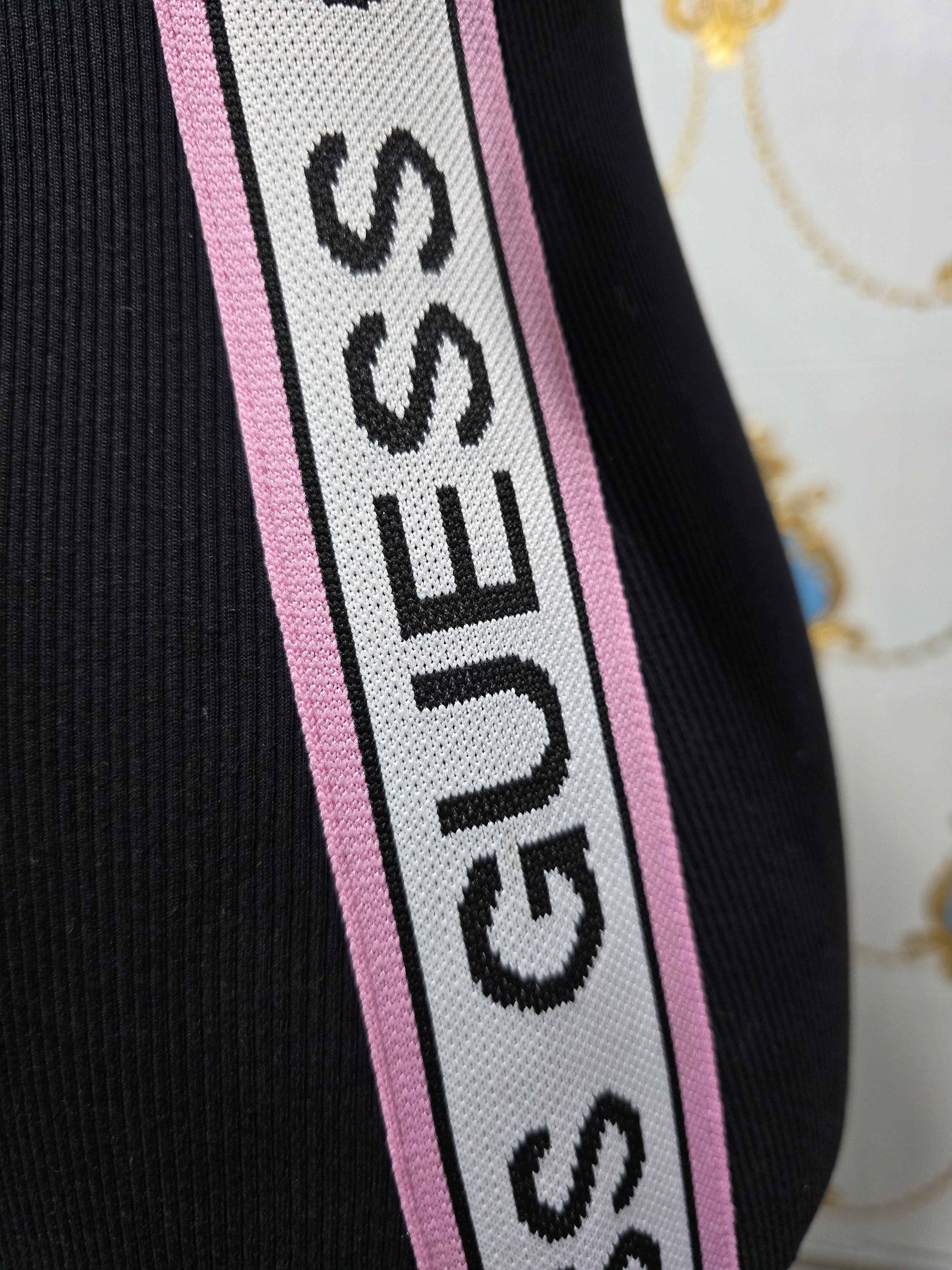 Guess GUESS ALMA DRESS JET BLACK WITH LOGO , women's small Size S / US 4 / IT 40 - 10 Thumbnail