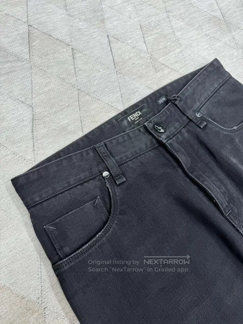 Fendi Fendi Embroidered Denim Pants, Logo Embroidery Size US 31 - 3 Thumbnail