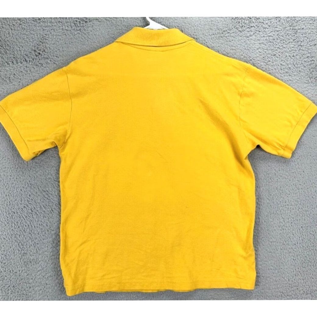 Vintage VINTAGE Darwish Polo Shirt Men XL 100% Egyptian Cotton Yellow Embroidered Rugby Shirt Polo Short Sleeve Mens XL Size US XL / EU 56 / 4 - 2 Thumbnail